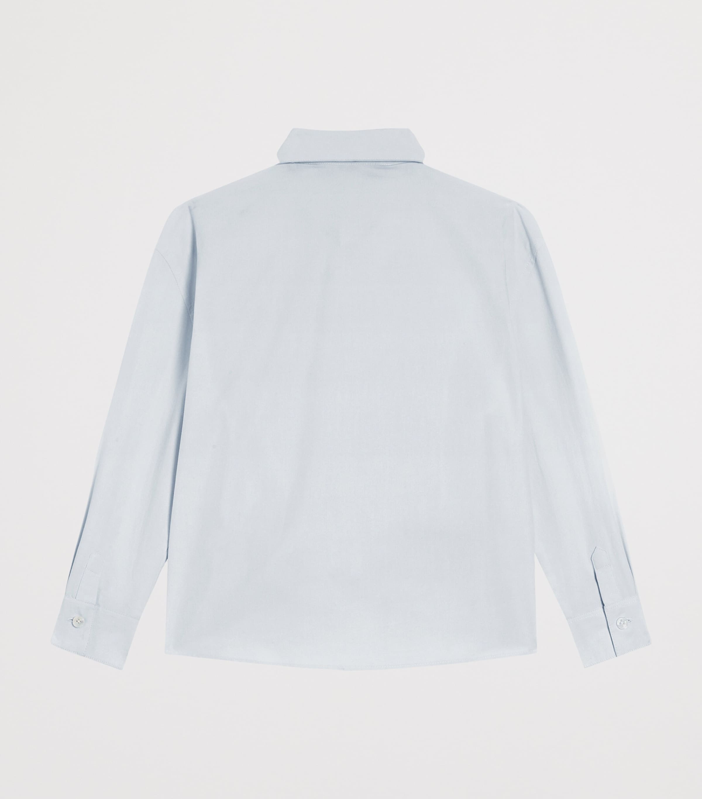 Cotton Embroidered Patch Shirt (2-6 Years) B3033-DUST GREY Image 2