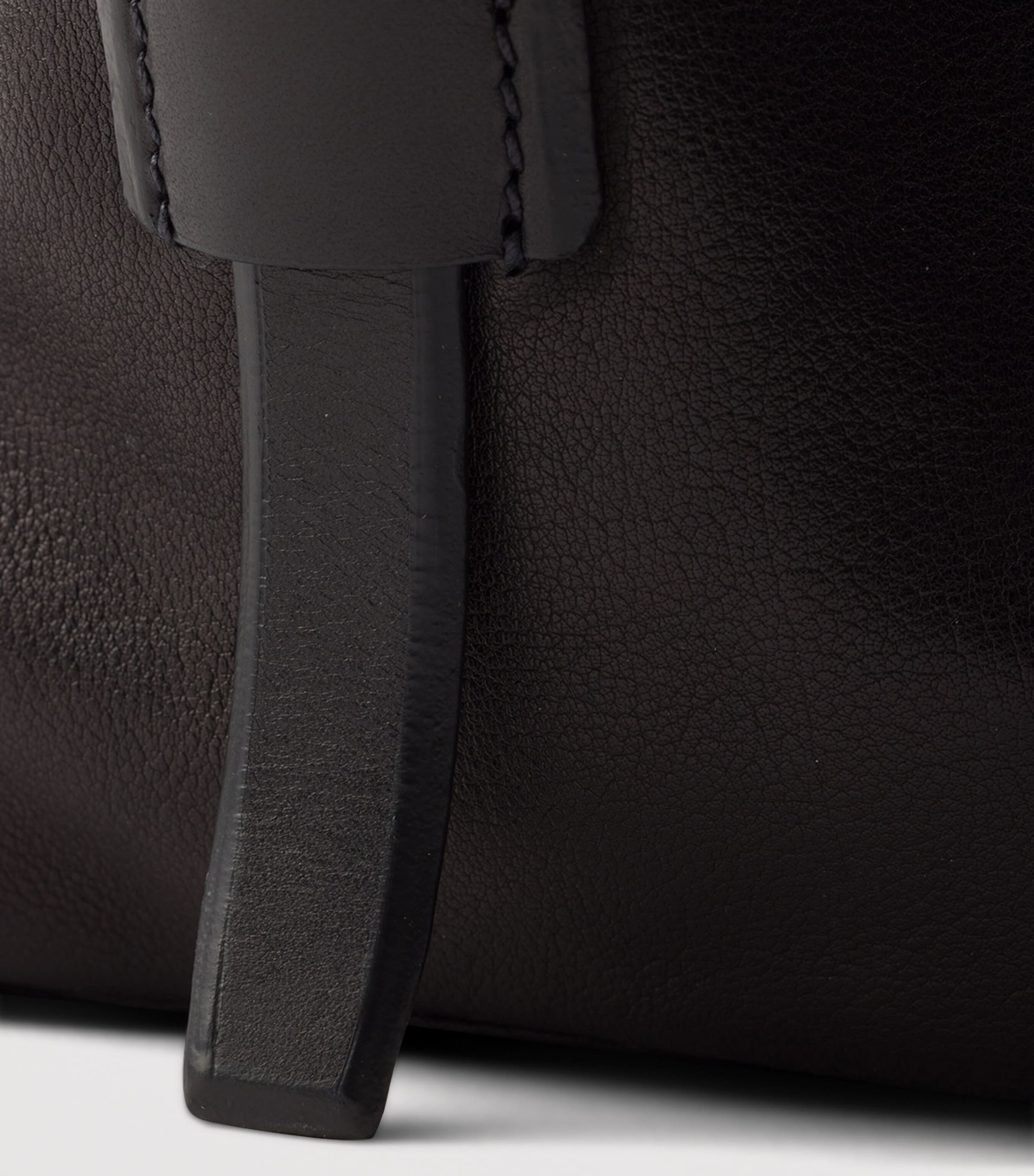 Prada Medium Leather Route Tote Bag Black Image 9