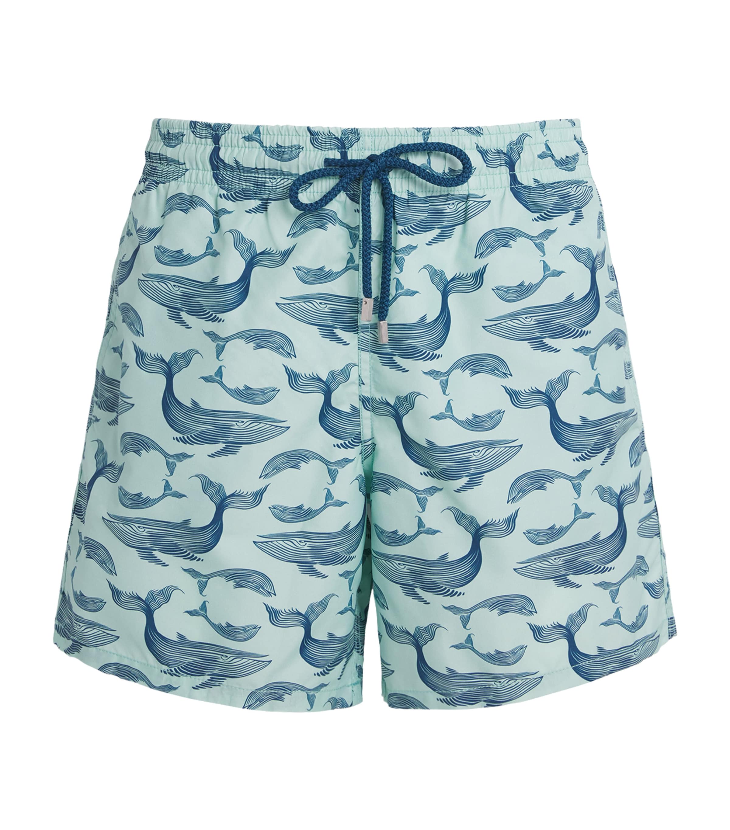 Whale Print Moorea Swim Shorts 344-CELADON Image 1