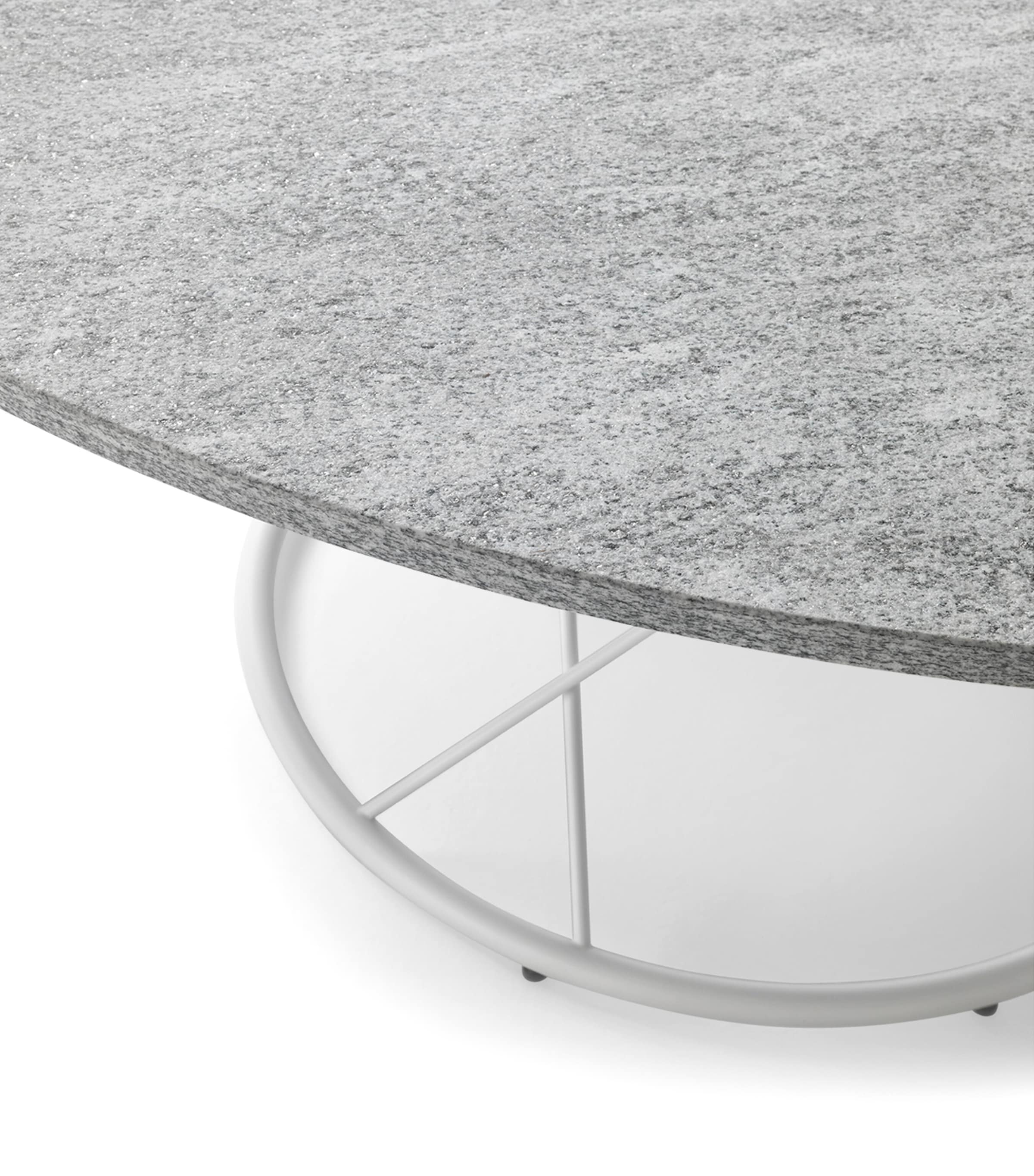 Cardoso Torcella Outdoor Dining Table WHITE Image 2