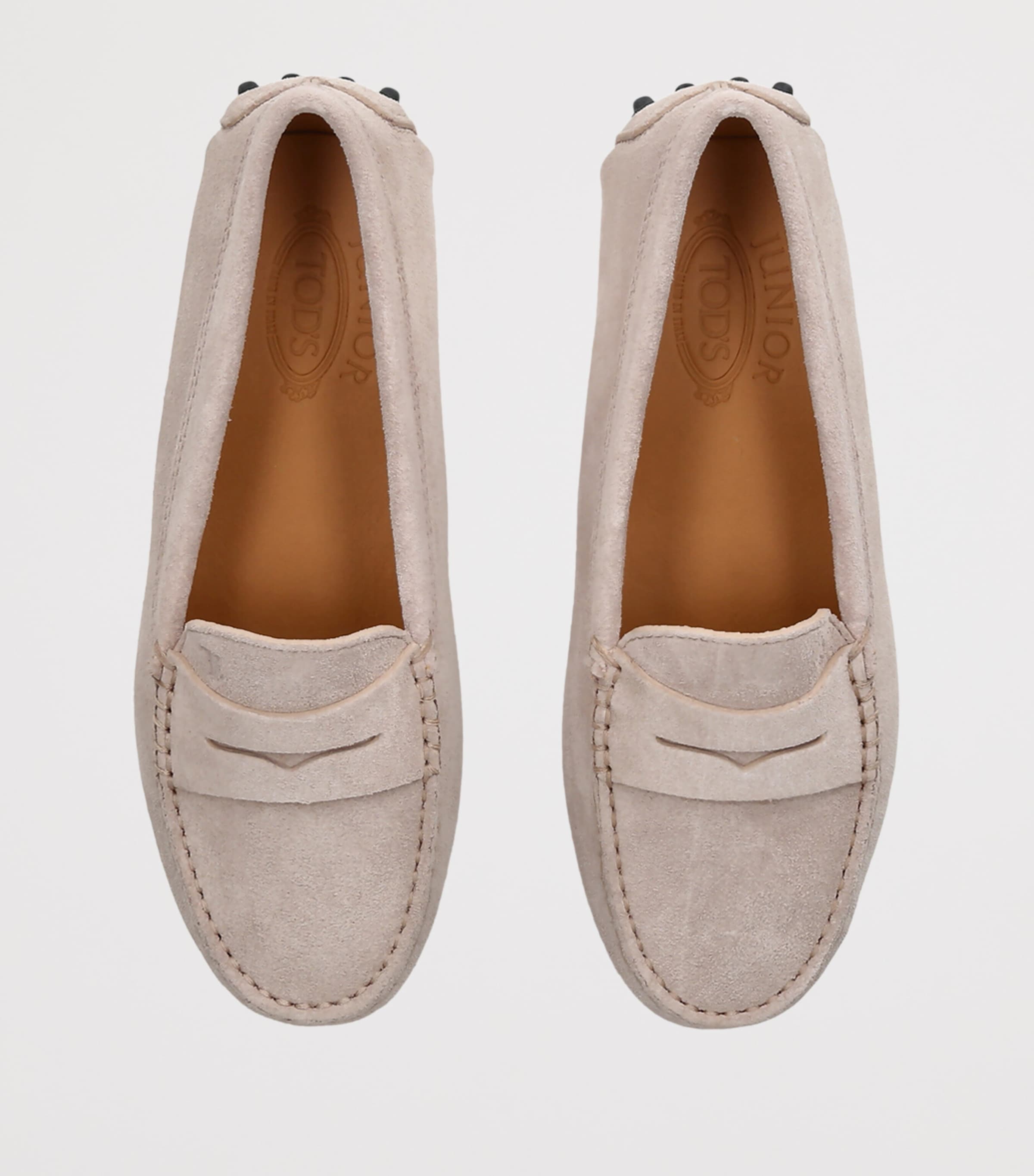 Tod's Suede Gommini Loafers Beige Image 3