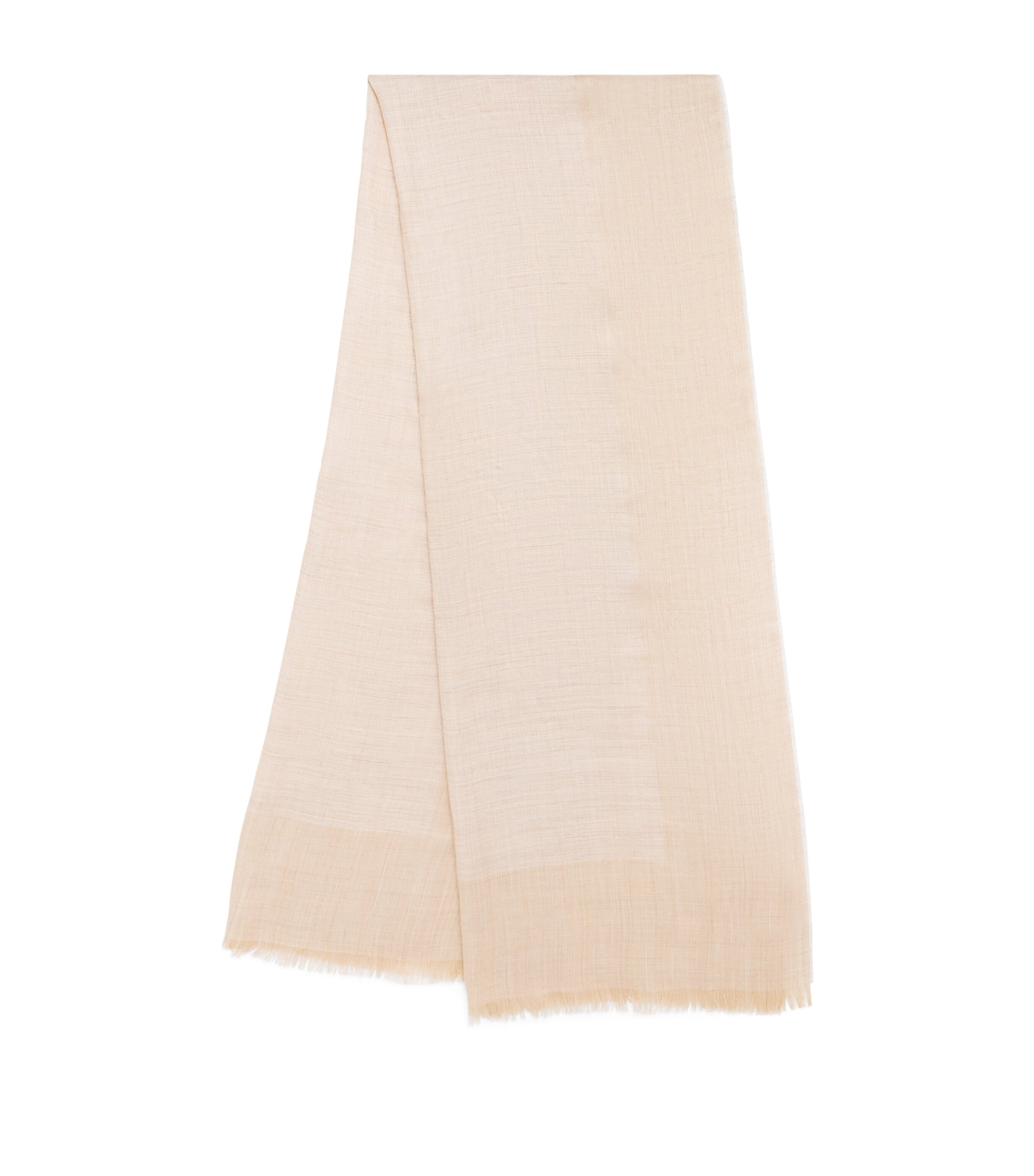 Max Mara Alpaca Wool-silk Scarf In Beige