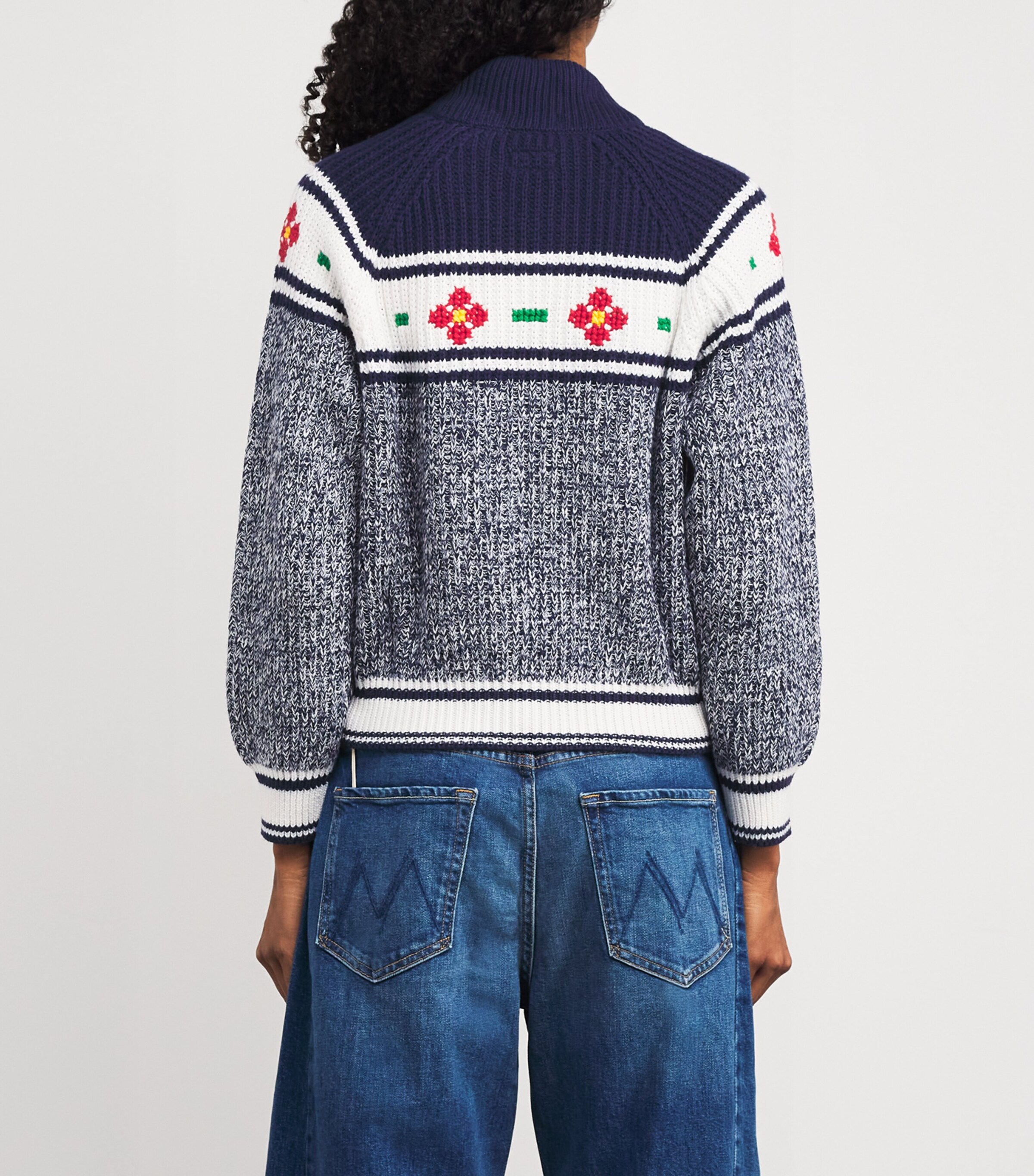 MOTHER Womens The Try Outs Zip-Up Cardigan H.o.r.s.e. Image 4