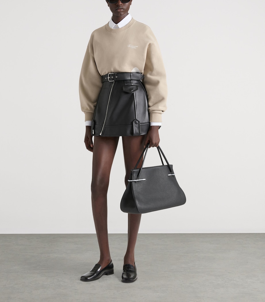 Logo Stamp Sweatshirt BEIGE CAPPUCCINO Image 2