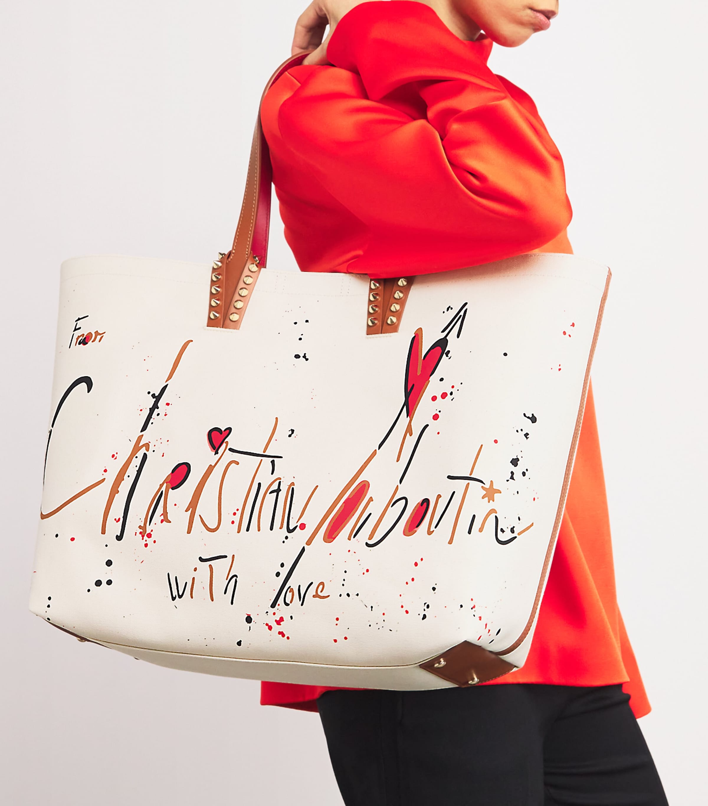 Large Canvas Cabata Beach Bag N005 Image 4