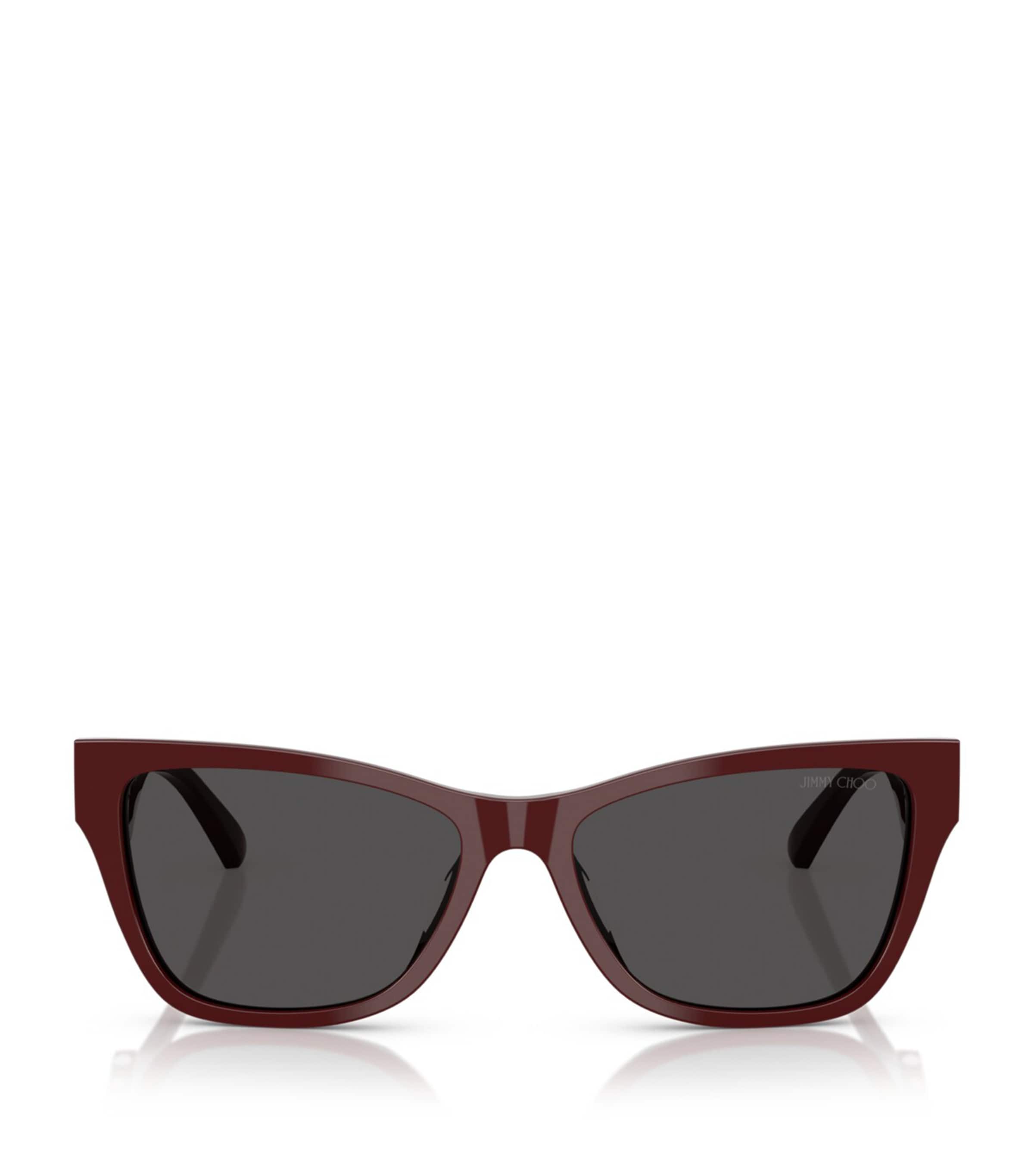 Jimmy Choo Acetate Jc5024hu Sunglasses In Red