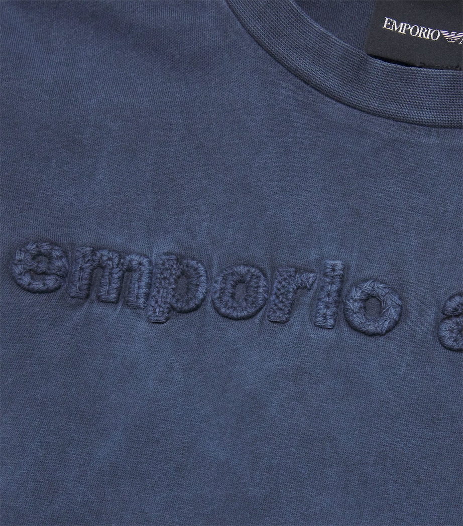 Cotton Logo T-Shirt (4-16 Years) UB130NAVAL ACADEMY Image 3