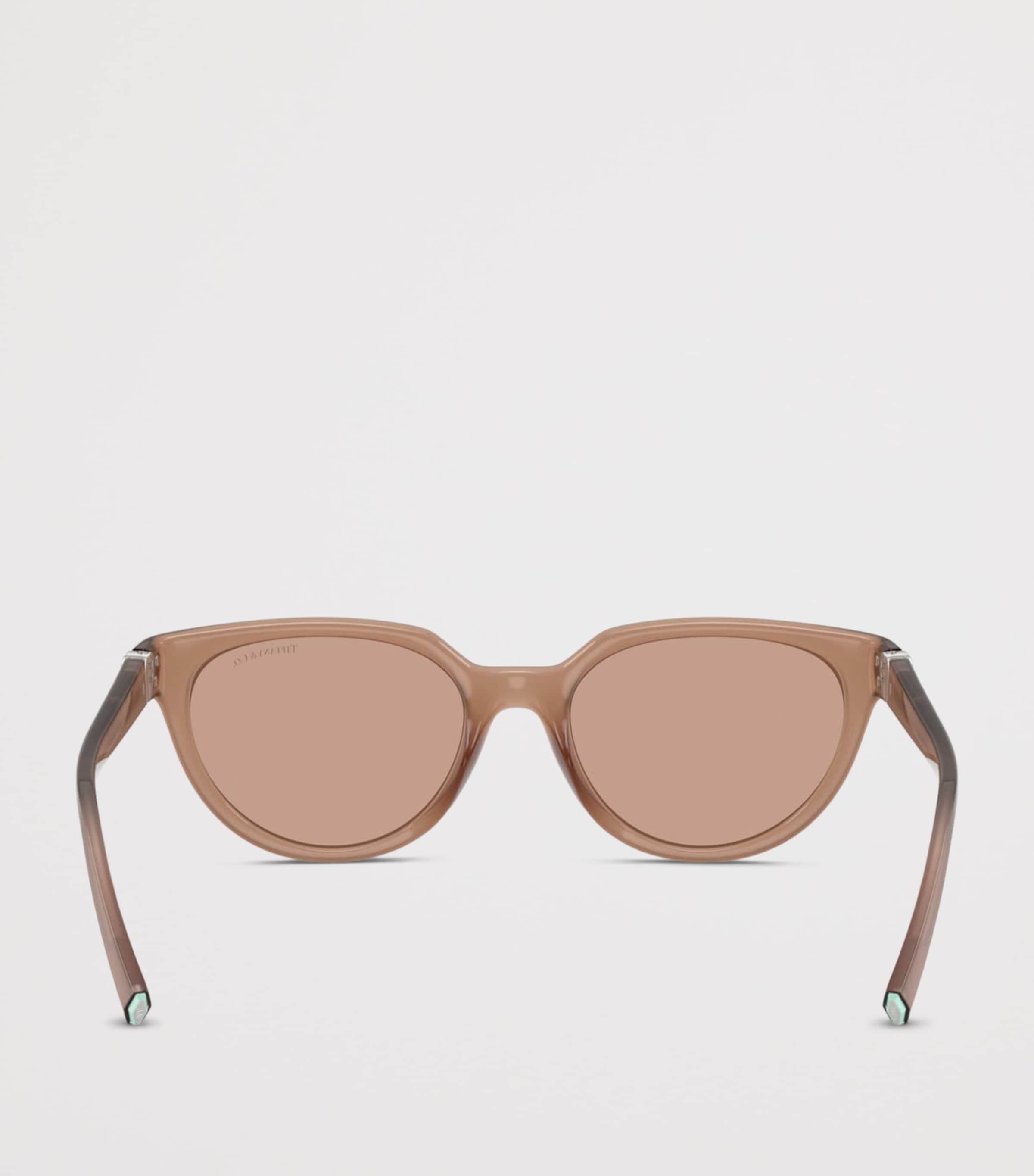 Tiffany & Co. TF4256D Cat Eye Sunglasses Brown Image 4
