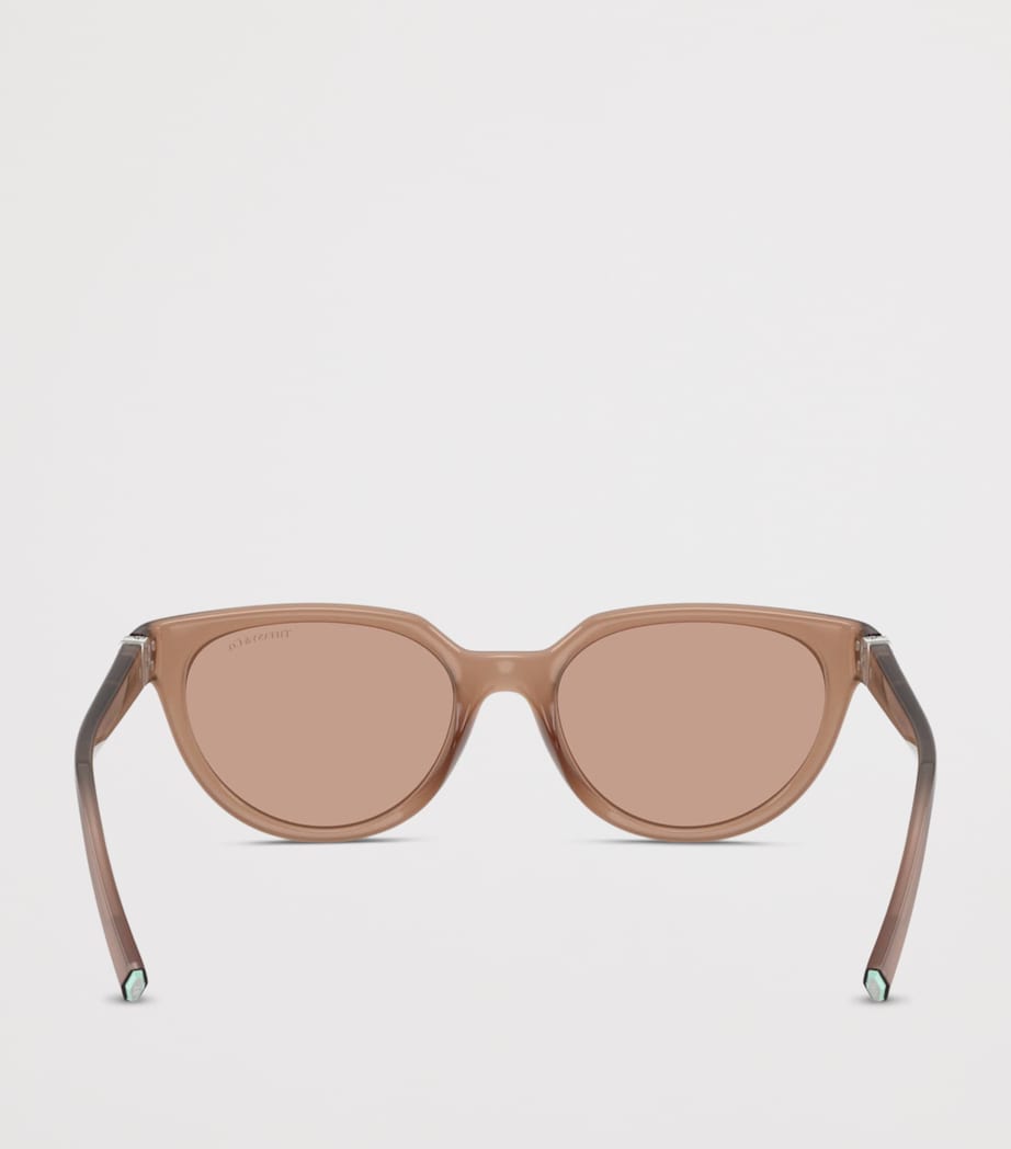 Tiffany & Co. TF4256D Cat Eye Sunglasses Brown Image 4