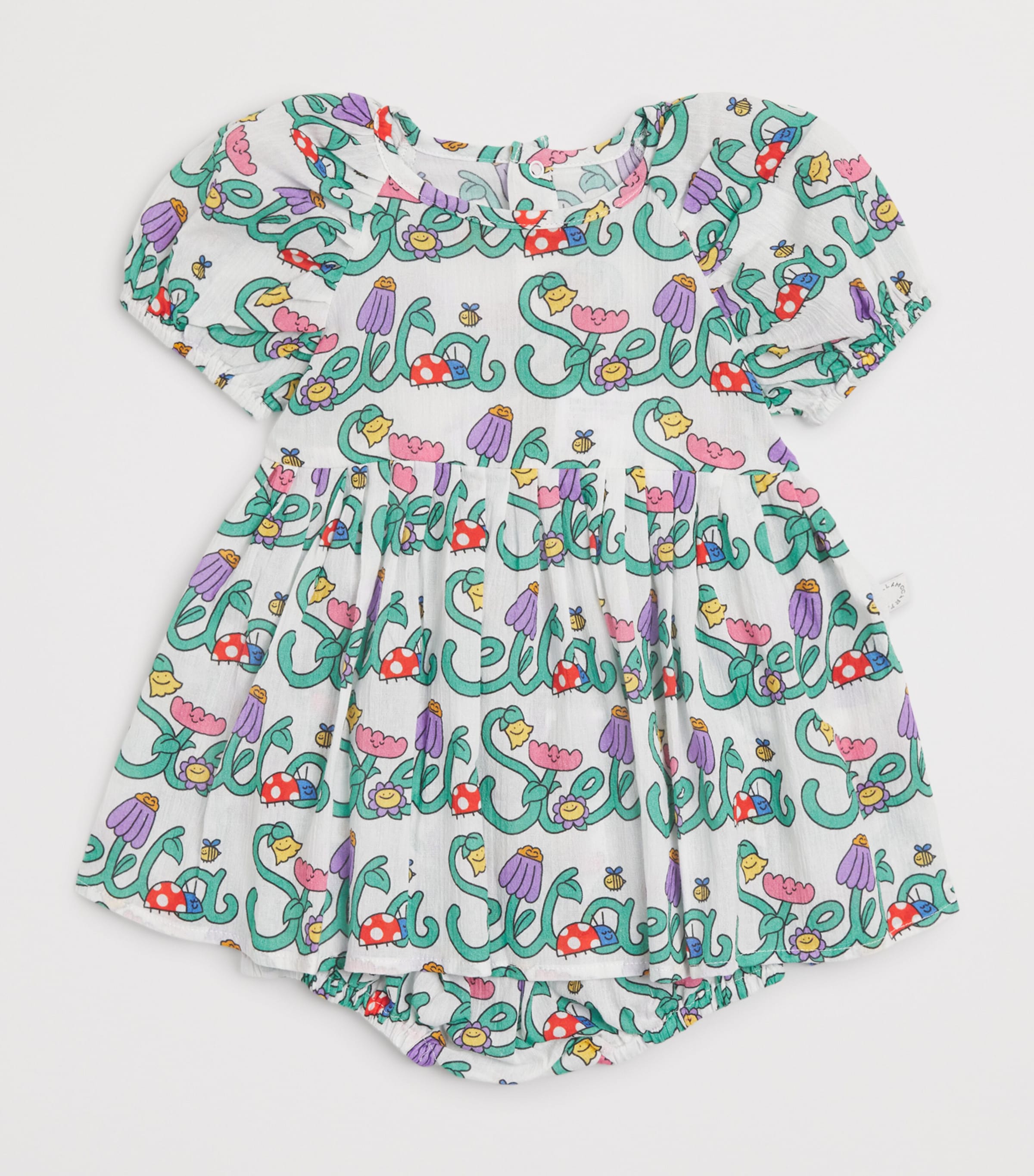 Stella McCartney Kids Organic Cotton Vine Print Dress (2-12 Years) Image 3