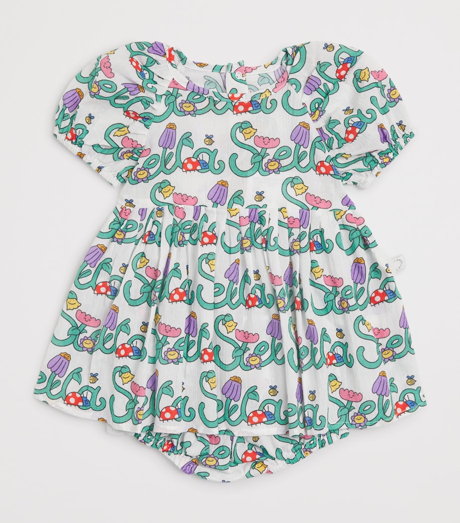 Stella McCartney Kids Organic Cotton Vine Print Dress (2-12 Years) Image 3