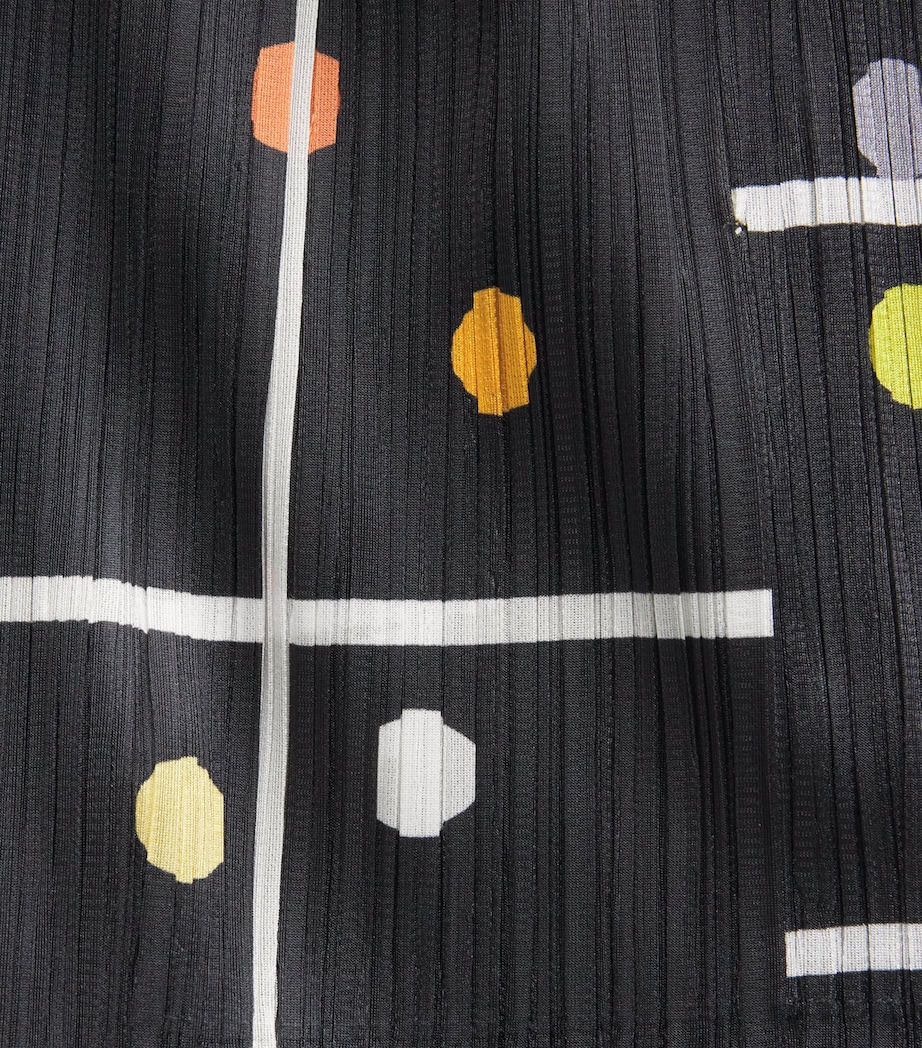 Pleats Please Issey Miyake Womens Crossing Dots Trousers Black Image 7
