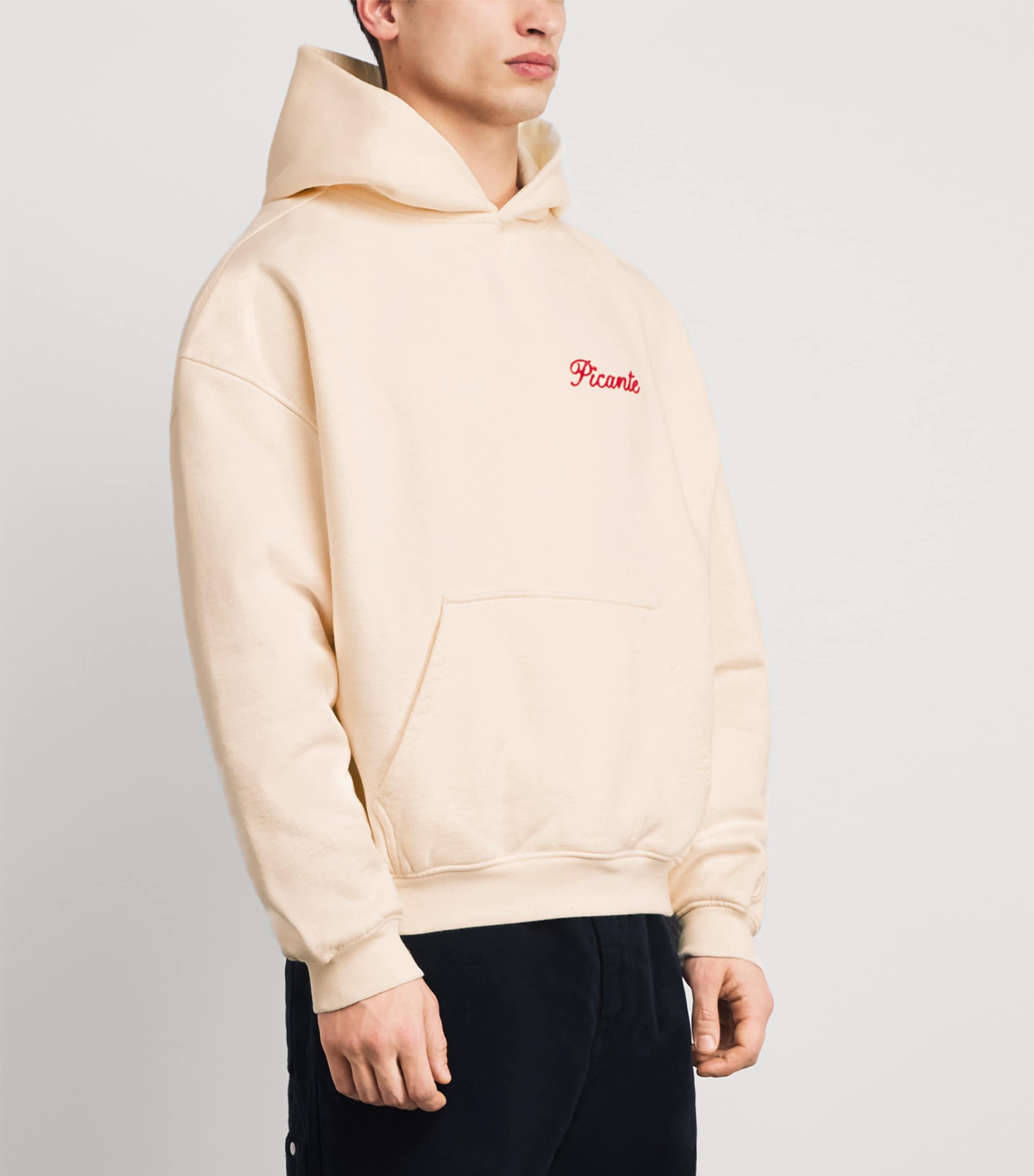 Organic Cotton Tailor Logo Hoodie IVORY Image 3
