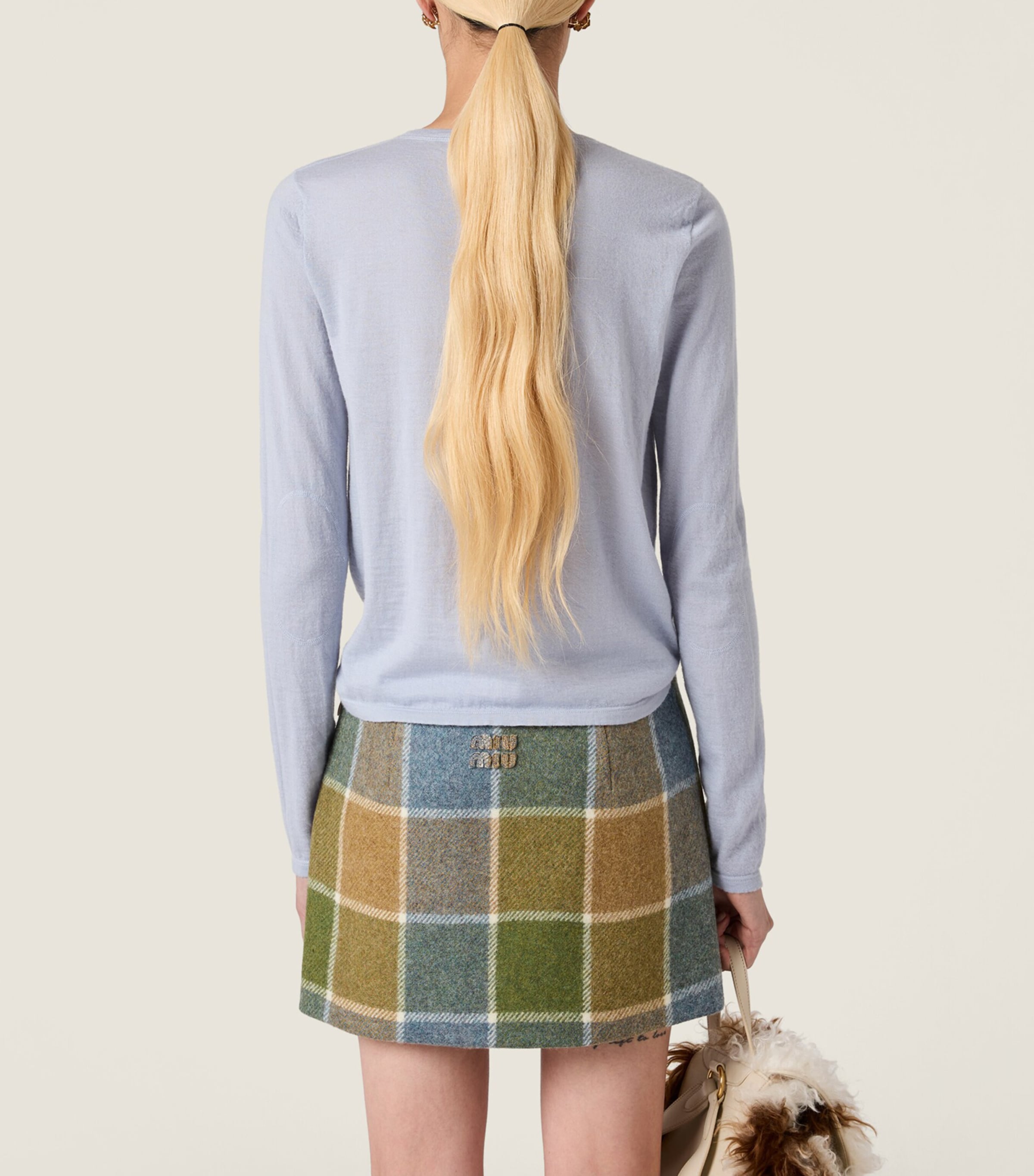 Cashmere Henley T-Shirt F0012 Image 3