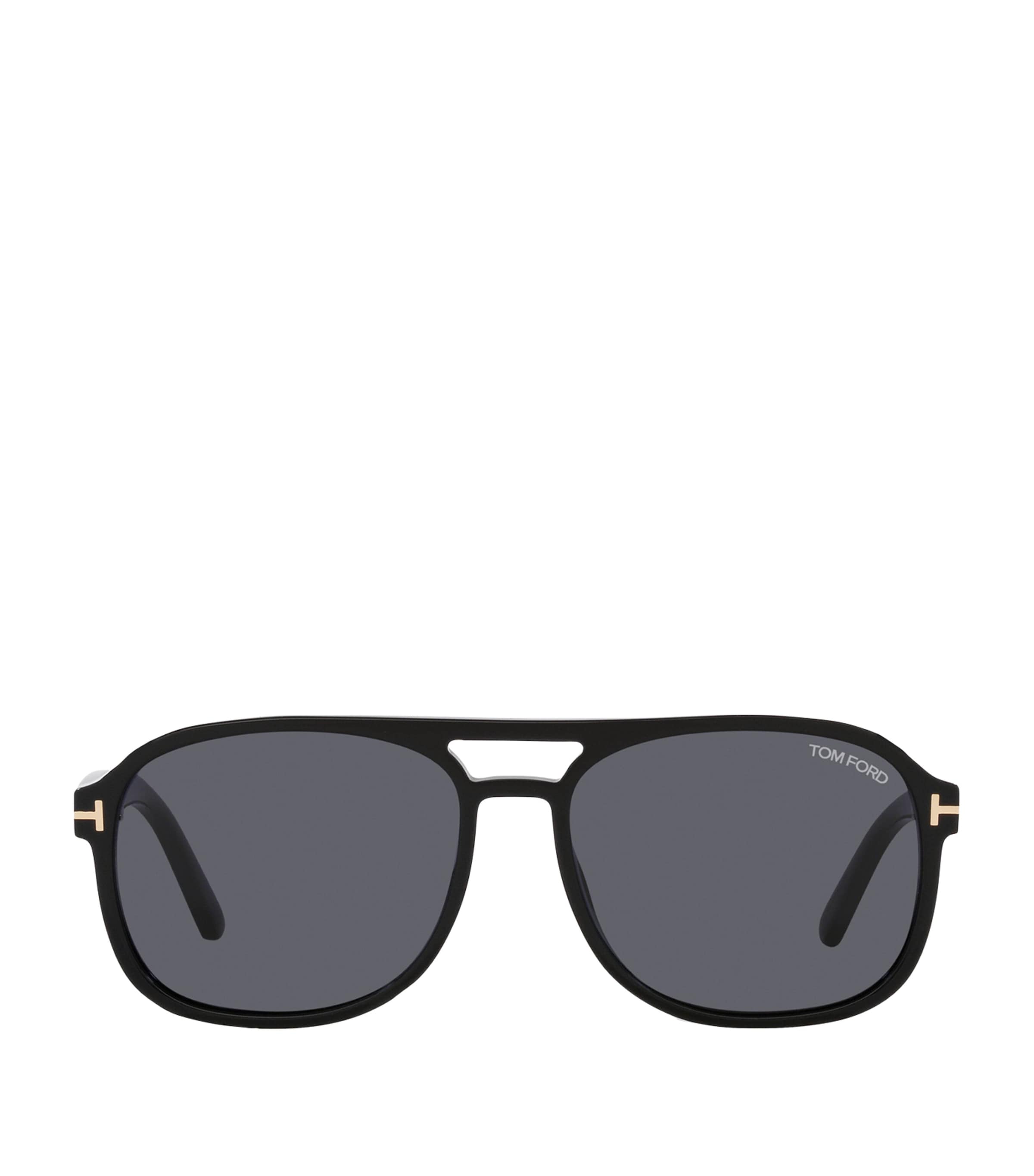 Tom Ford Rosco Aviator Sunglasses In Black