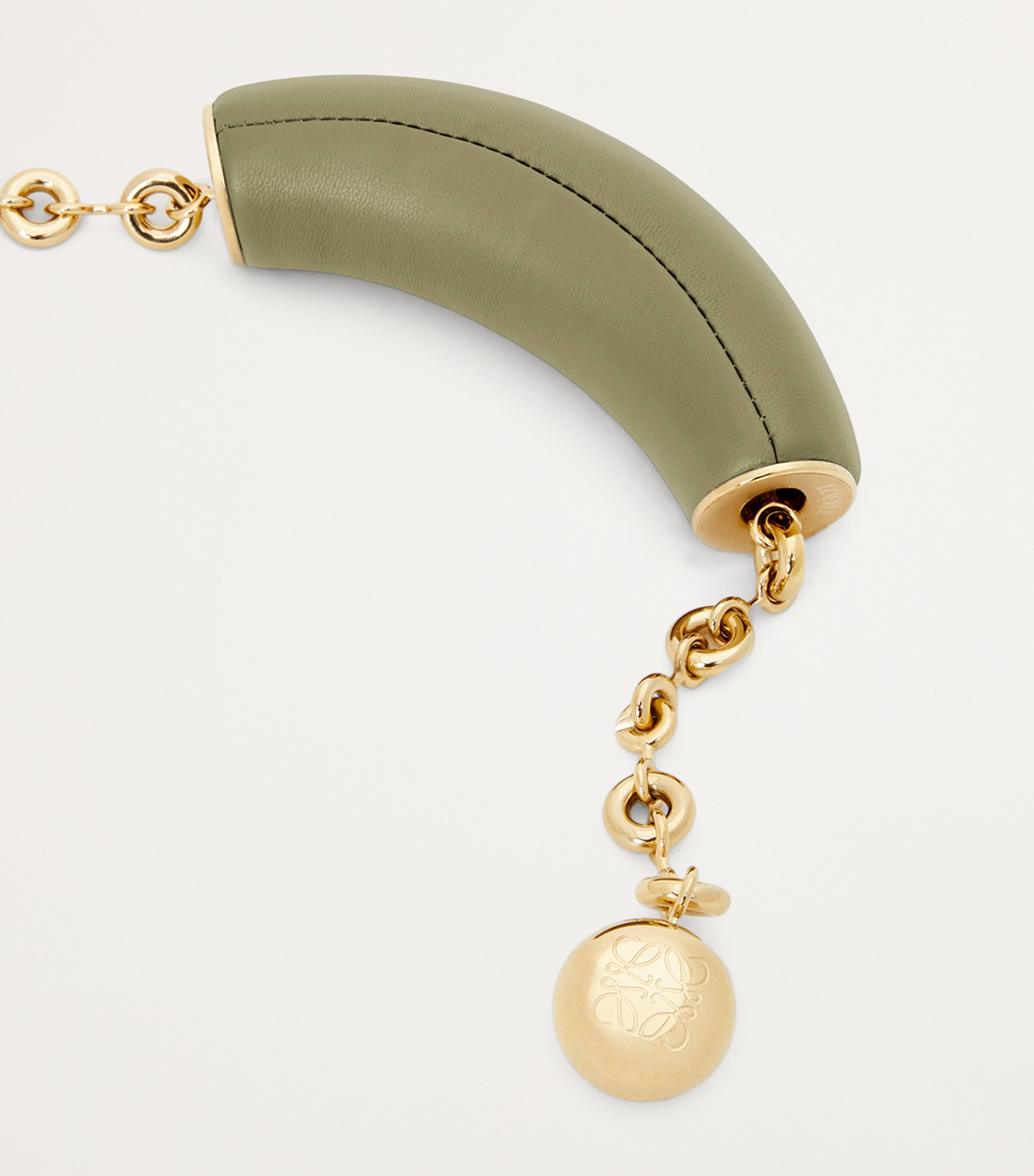 Small Leather Squeeze Top-Handle Bag EUCALYPTUS GREEN Image 7