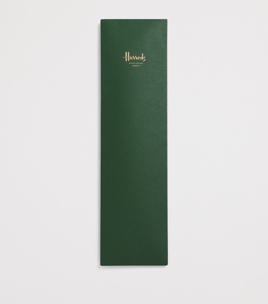 Harrods Silk Snaffle Print Tie Burgundy Image 4