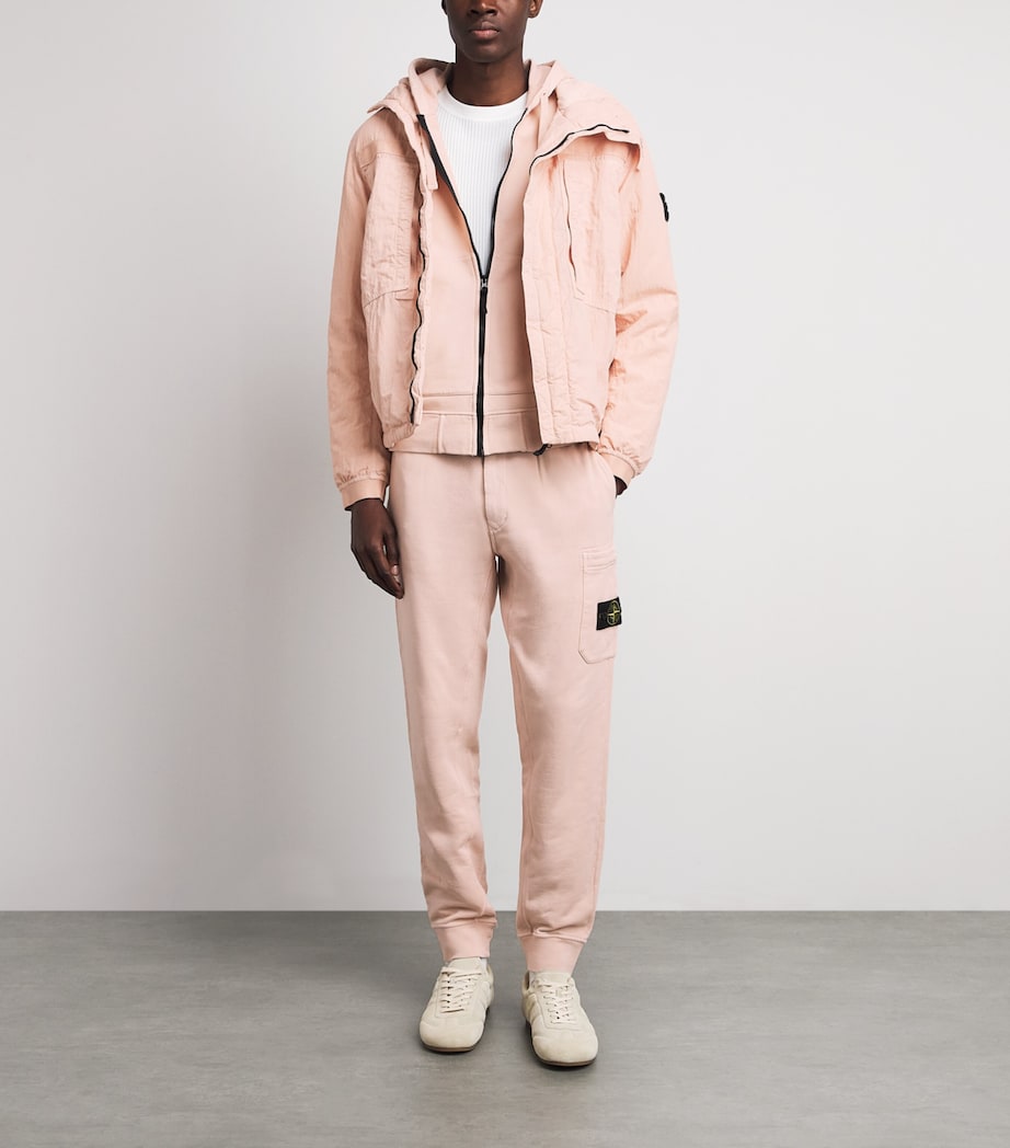 Stone Island Mens Organic Cotton Zip-Up Hoodie Image 2
