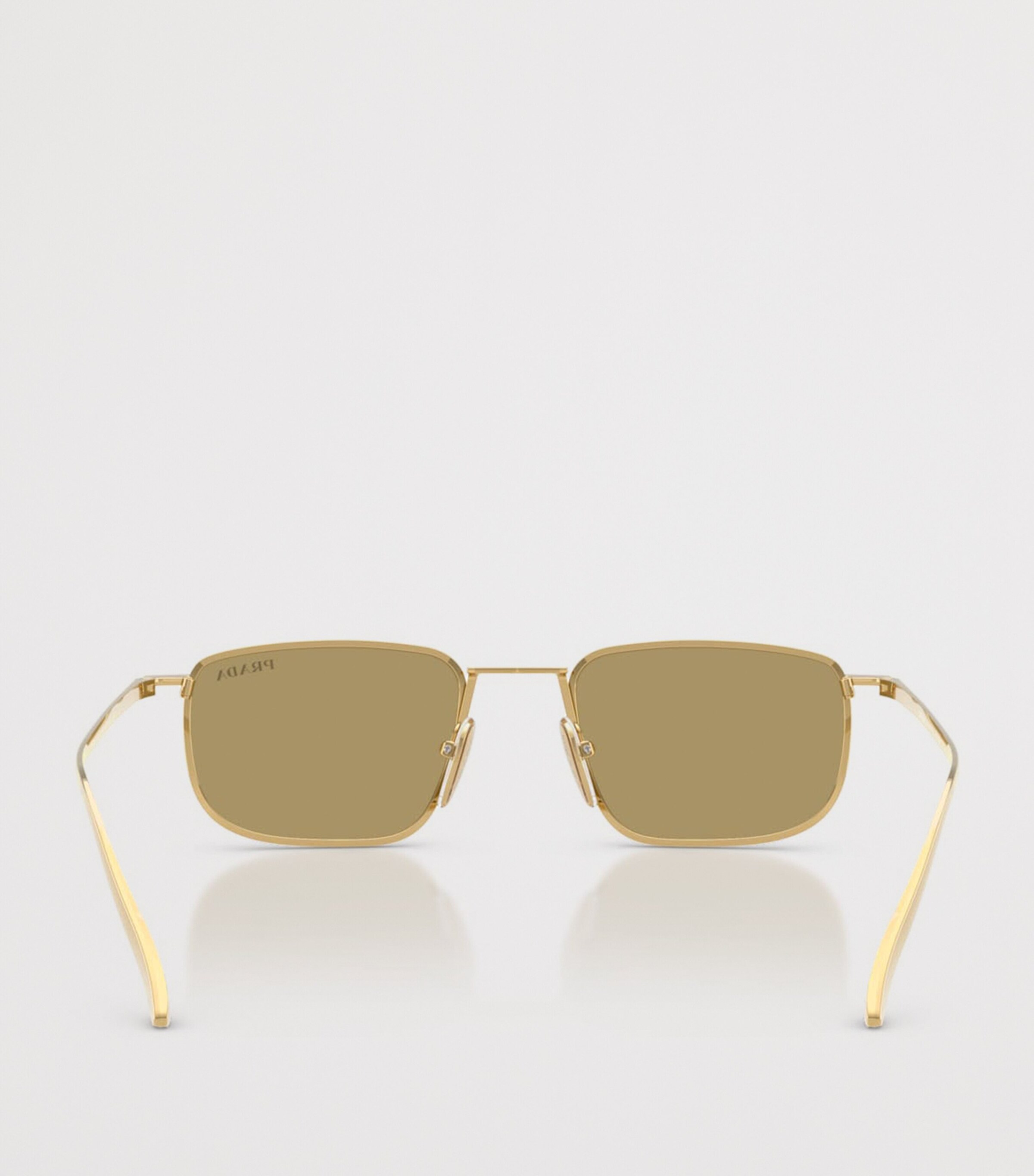 Prada Metal Pillow Sunglasses Gold Image 4
