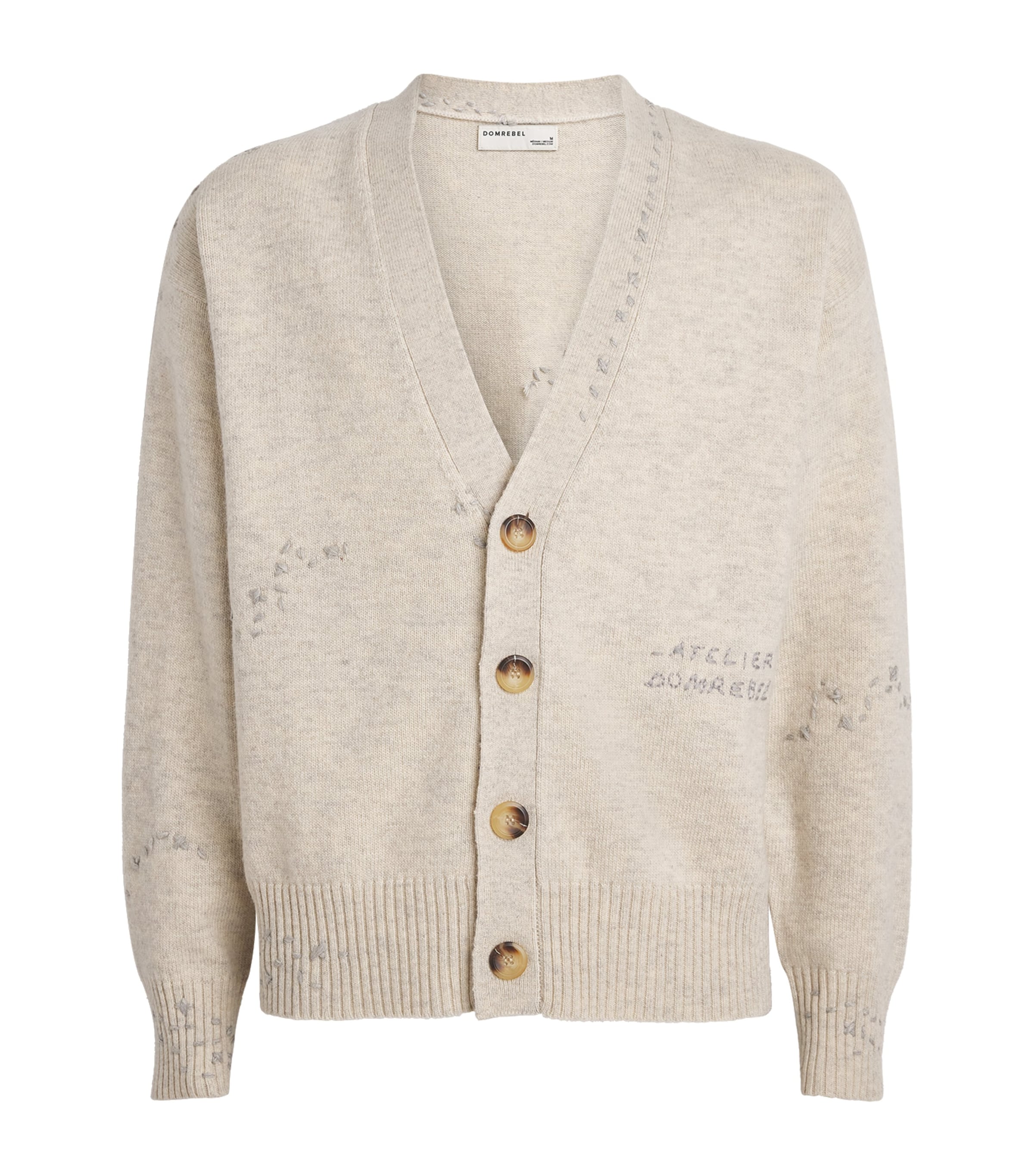 Wool-Blend Renegade Cardigan GREIGE Image 1