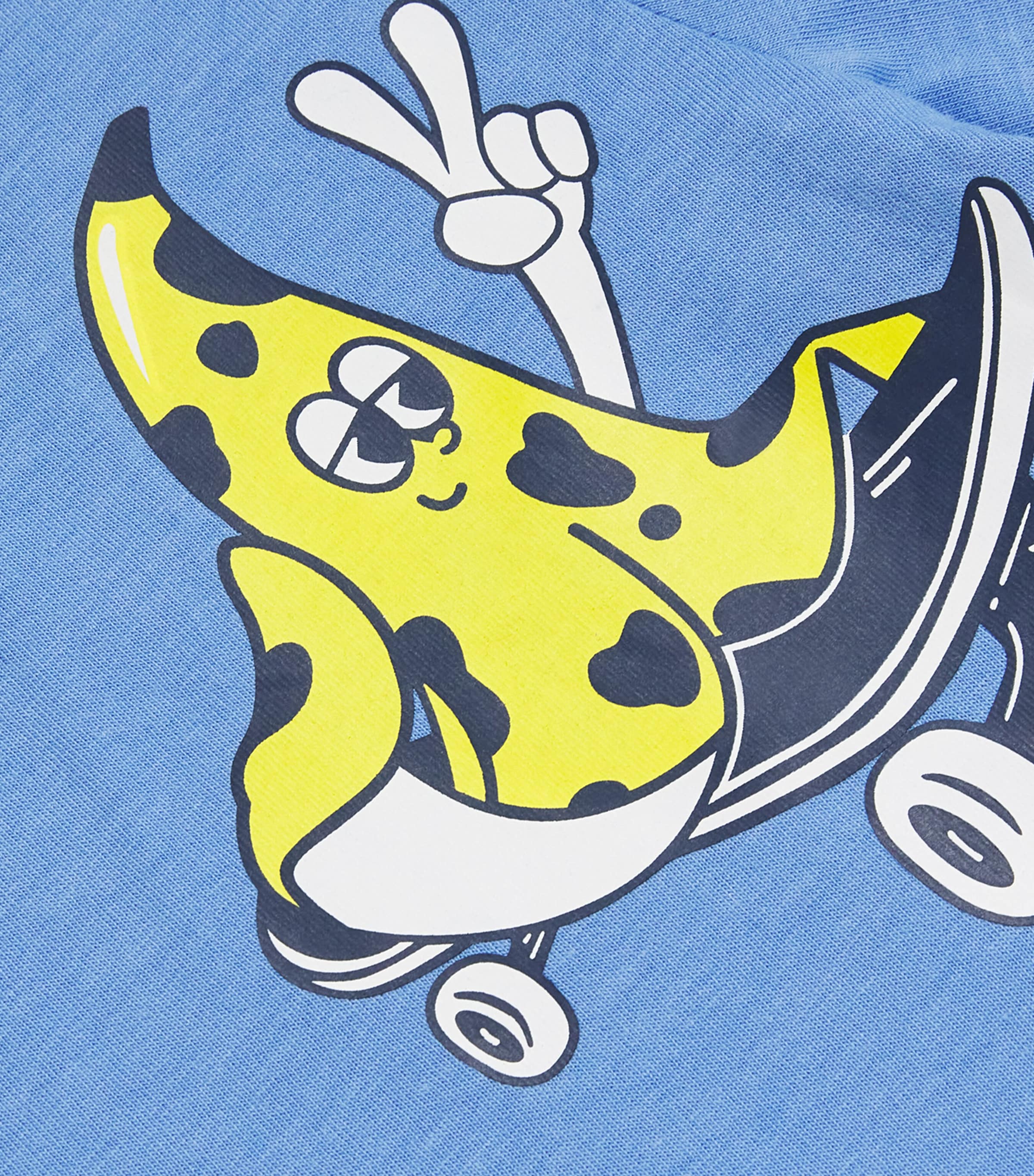 Billieblush Cotton Banana T-Shirt (2-6 Years) Pale Blue Image 3