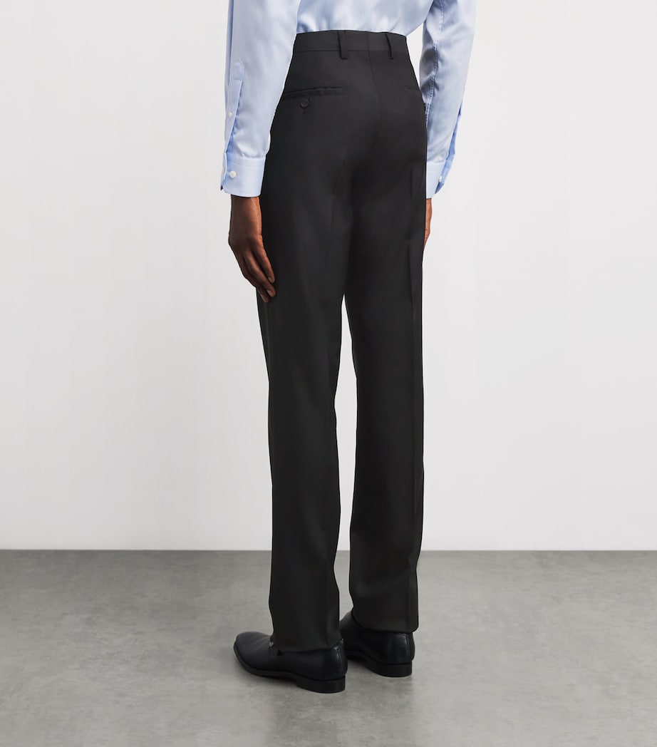 Virgin Wool Tailored Trousers 999 Image 4