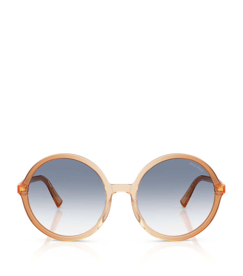 Acetate Oversized Round Sunglasses 26G80O Image 1