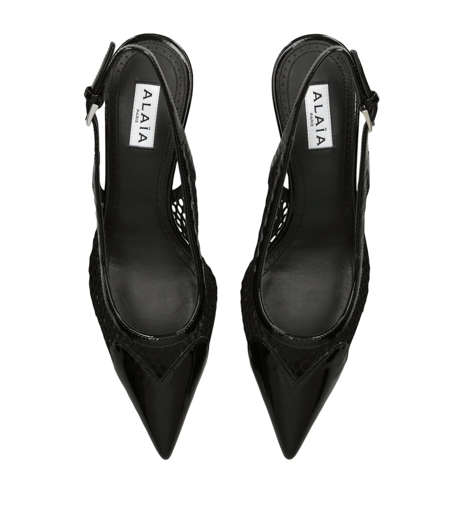 Alaïa Couer Slingback Pumps 55 Black Image 4