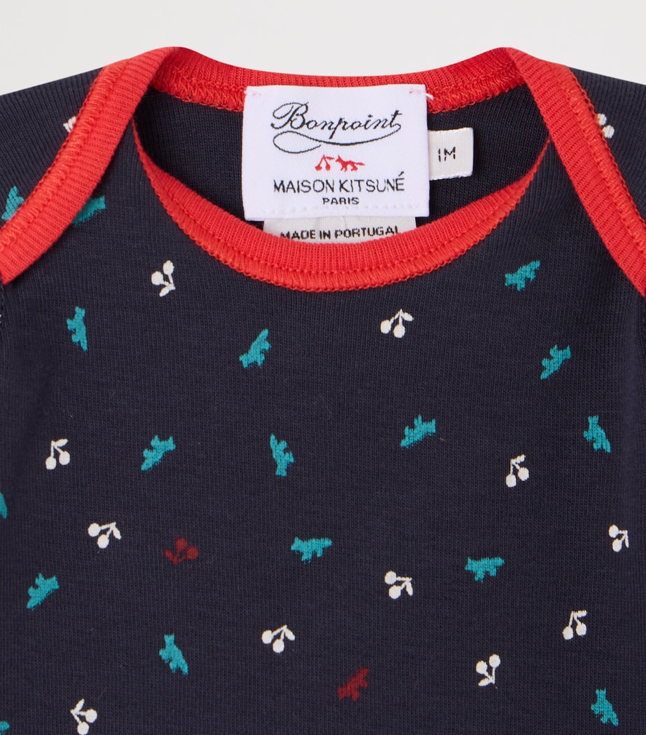 Bonpoint Cotton Top and Trousers Set (3-18 Months) Imp Marine Image 3