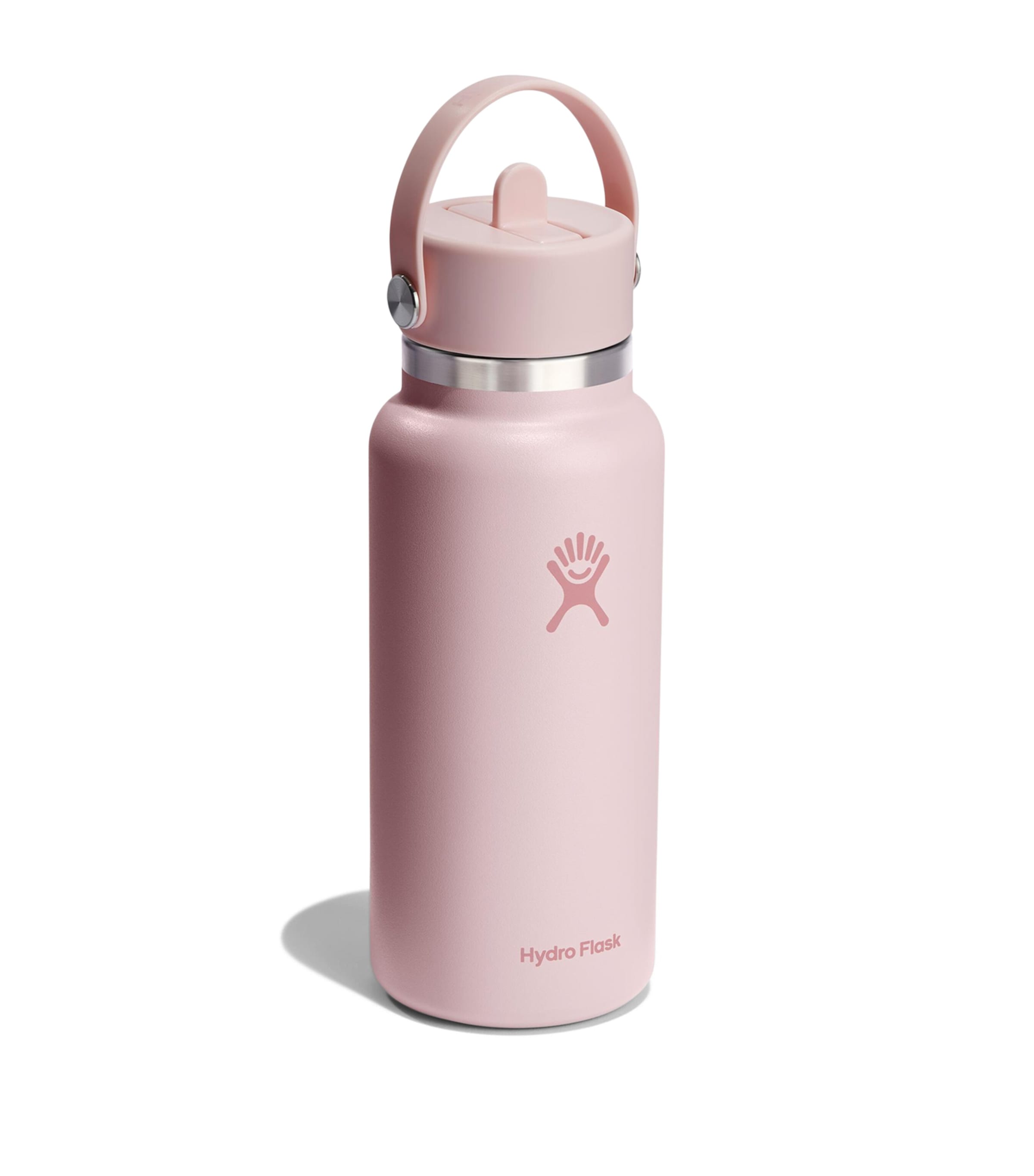 Wide Mouth Bottle with Flex Straw Cap (946ml) LIGHT PINK Image 2