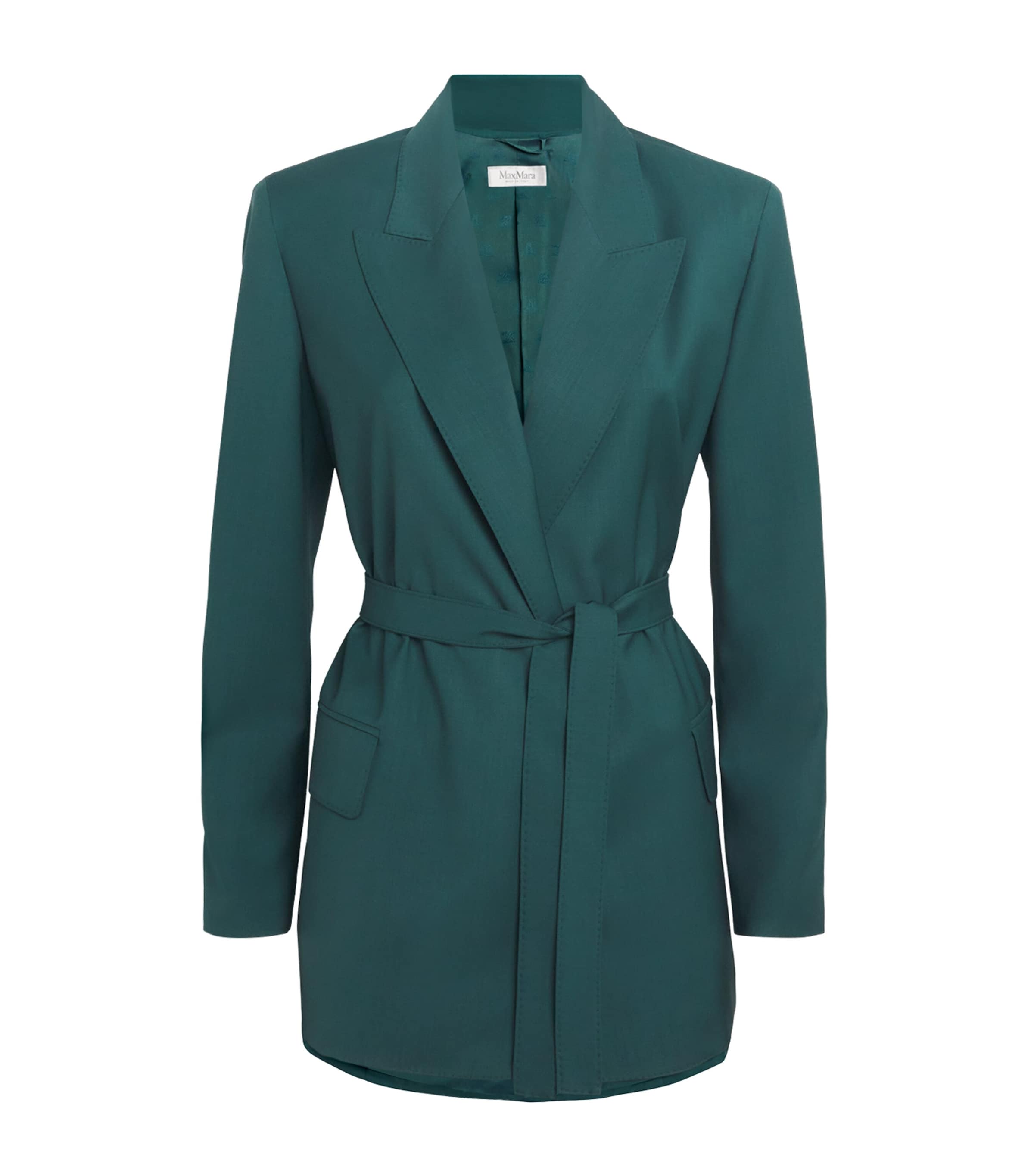 【関税&送料込】Max Mara Sea Green Cotton Blend Zirlo Blazer Max Mara Sea Green Cotton Blend Zirlo Blazer (Max Mara