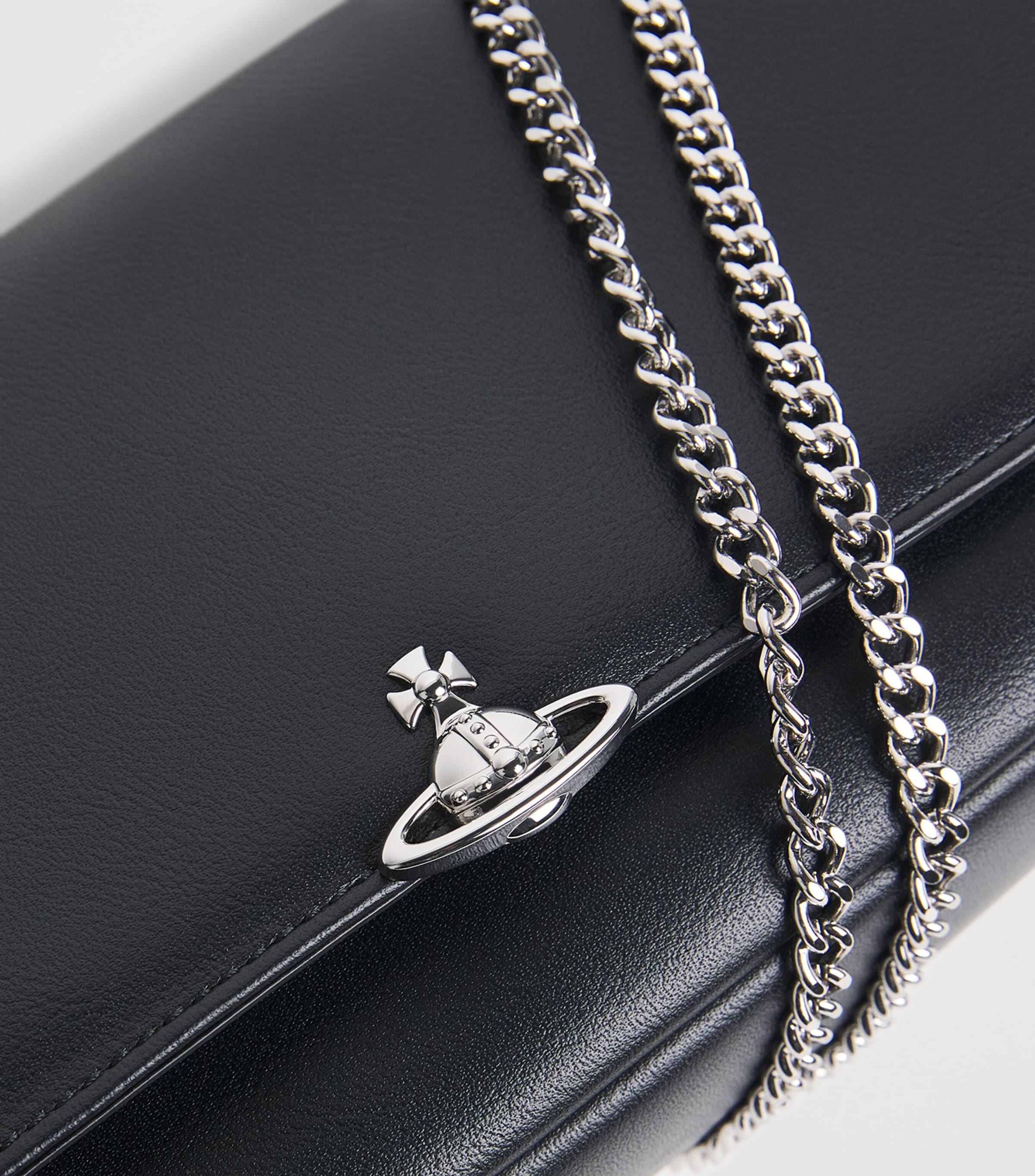 Vivienne Westwood Black Chain Wallet Cross-Body Bag | Harrods US