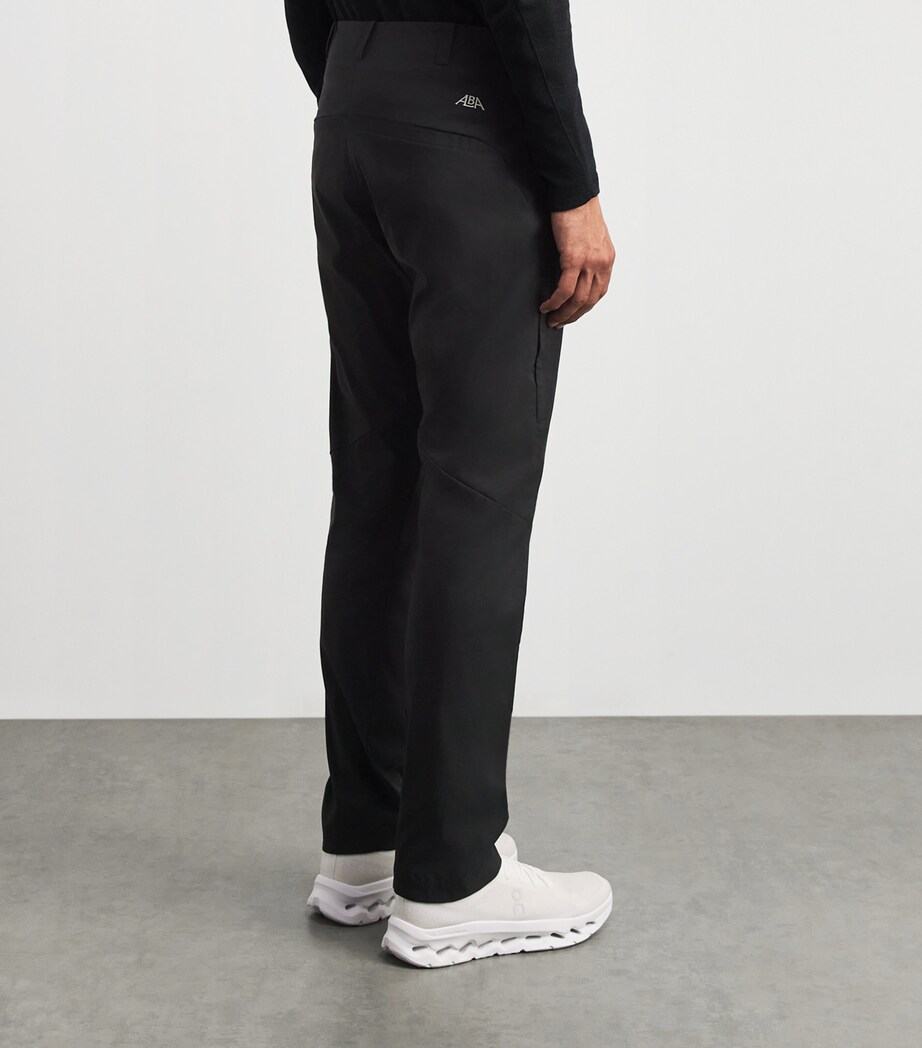 Alba Mens Cotton-Blend Techno Trousers Black Image 5