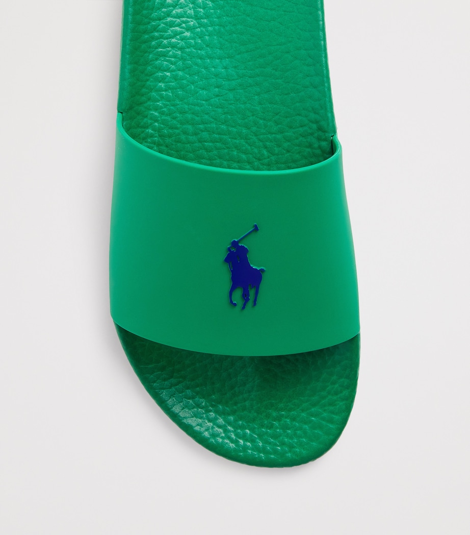 Polo Pony Slides GREEN Image 3