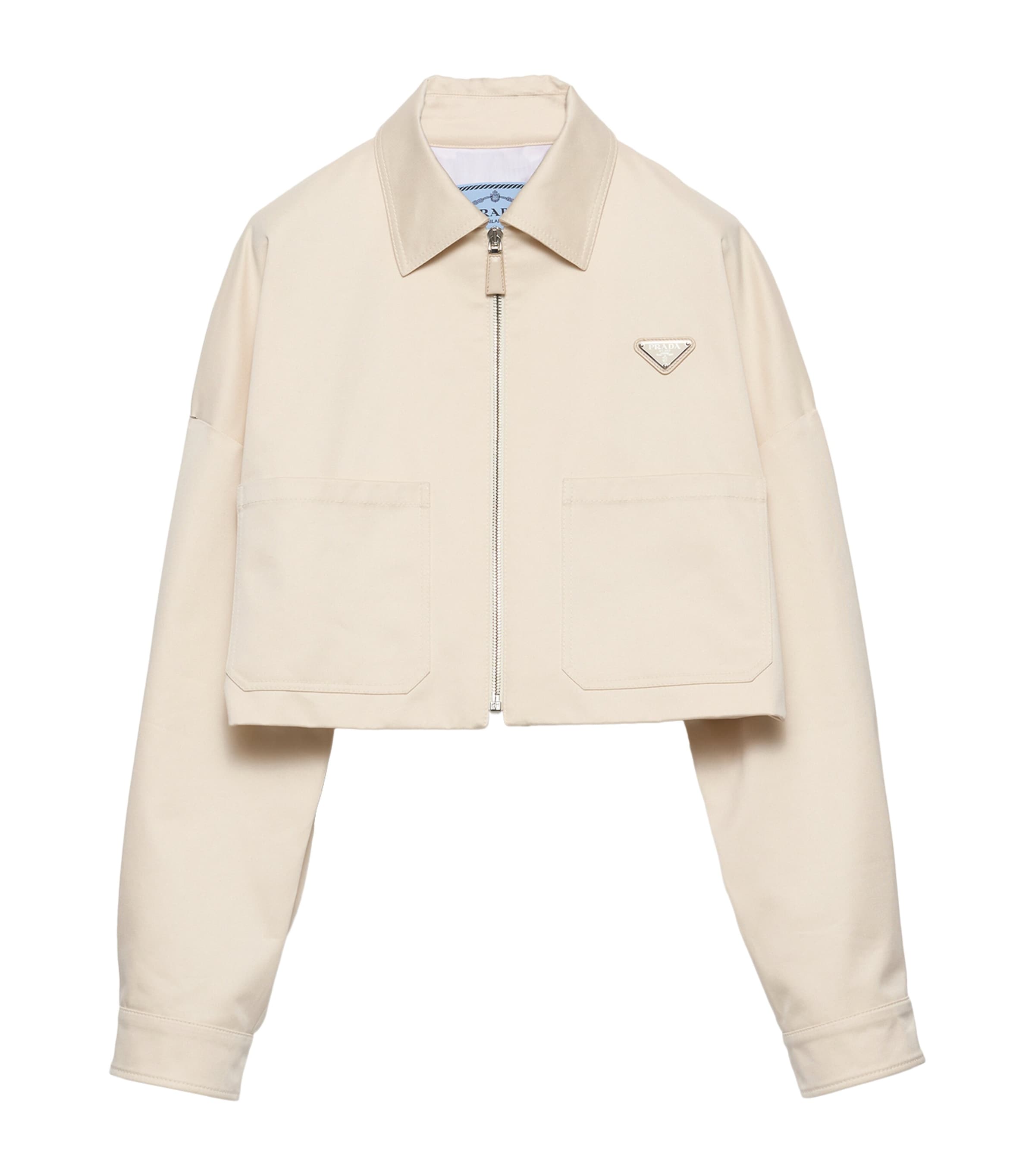 Chino Cropped Shirt Jacket F0018 Image 1