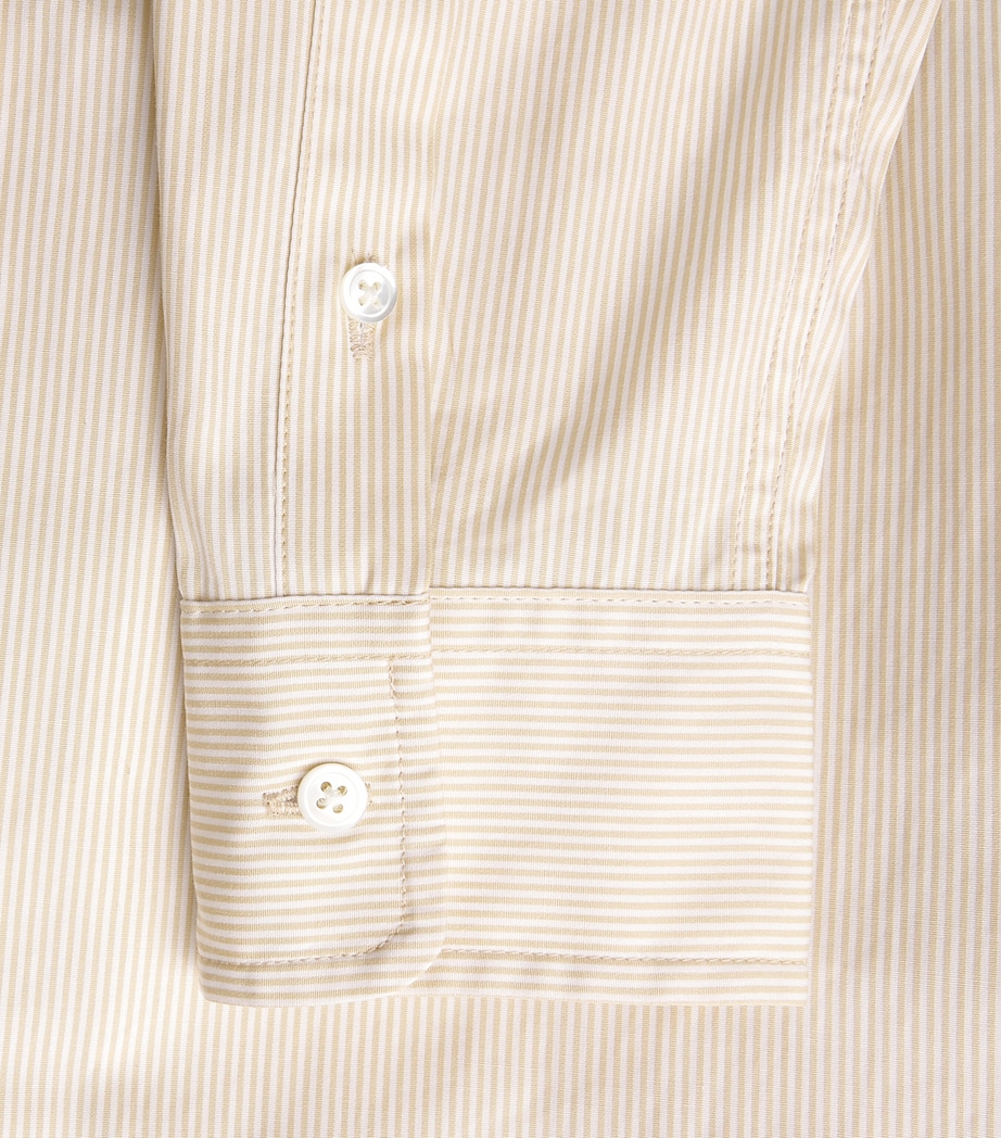 Polo Pony Midi Shirt Dress 2000D POLO TAN-WHITE Image 5