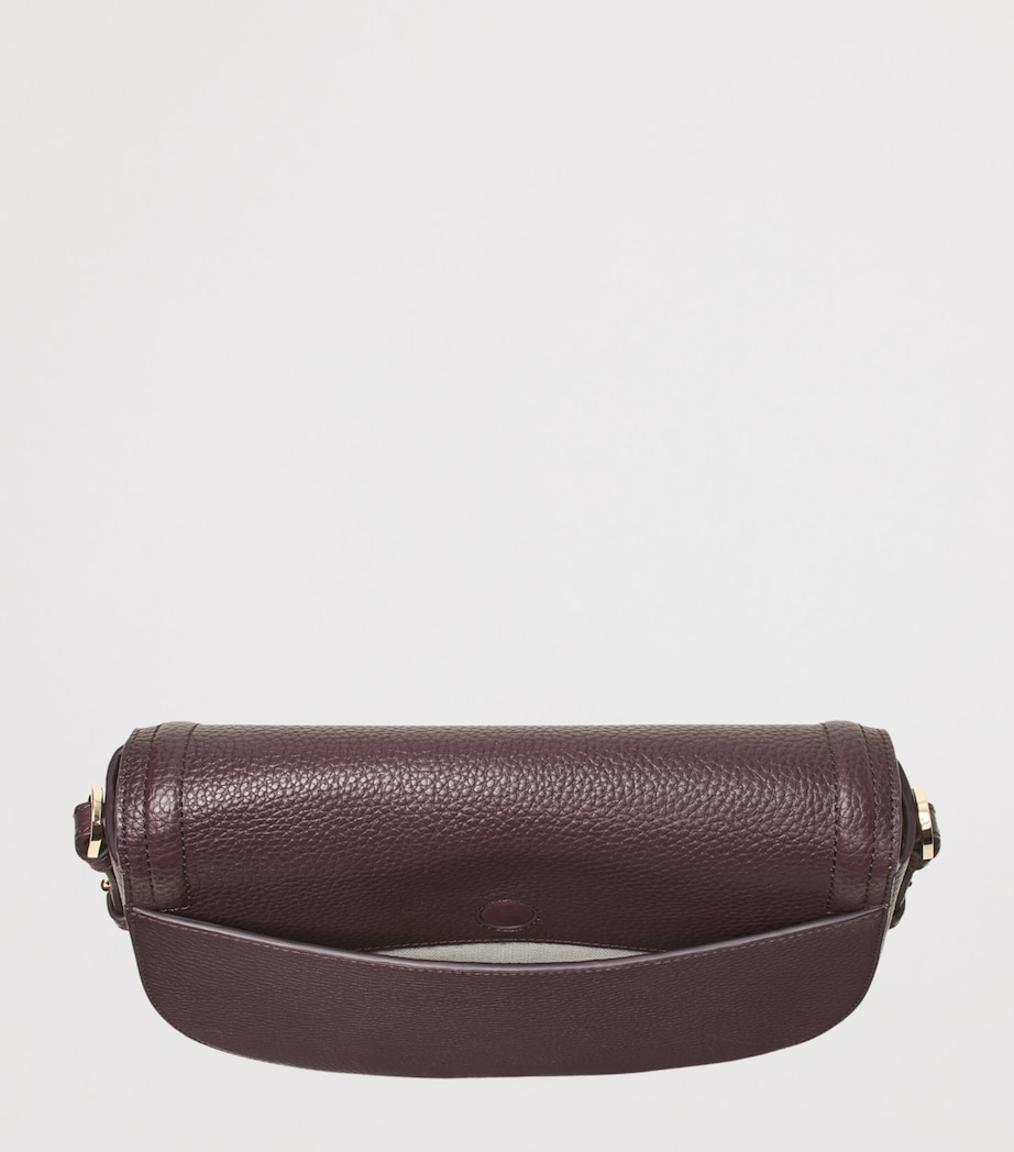 Aspinal Of London Leather Stella Cross-Body Satchel Fig Image 5
