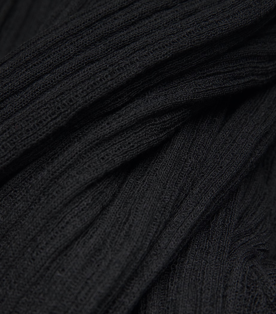 Sheer Knit Sweatpants ONYX Image 5