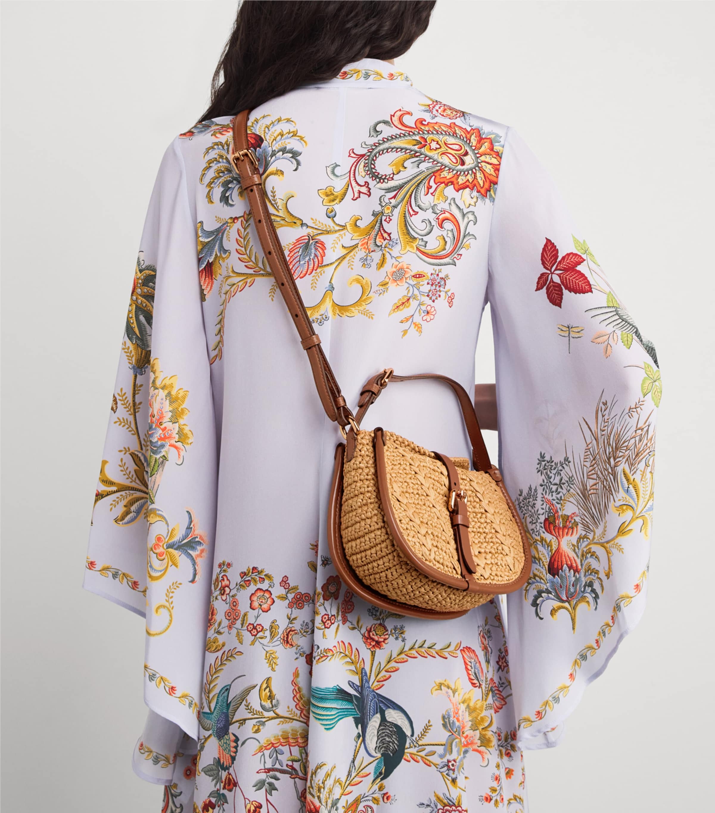 Raffia Pony Cross-Body Bag Y0412 Image 5
