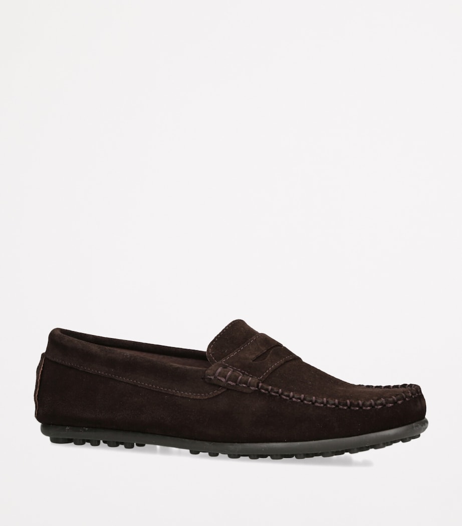 Suede Felix Loafers DARK BROWN Image 3