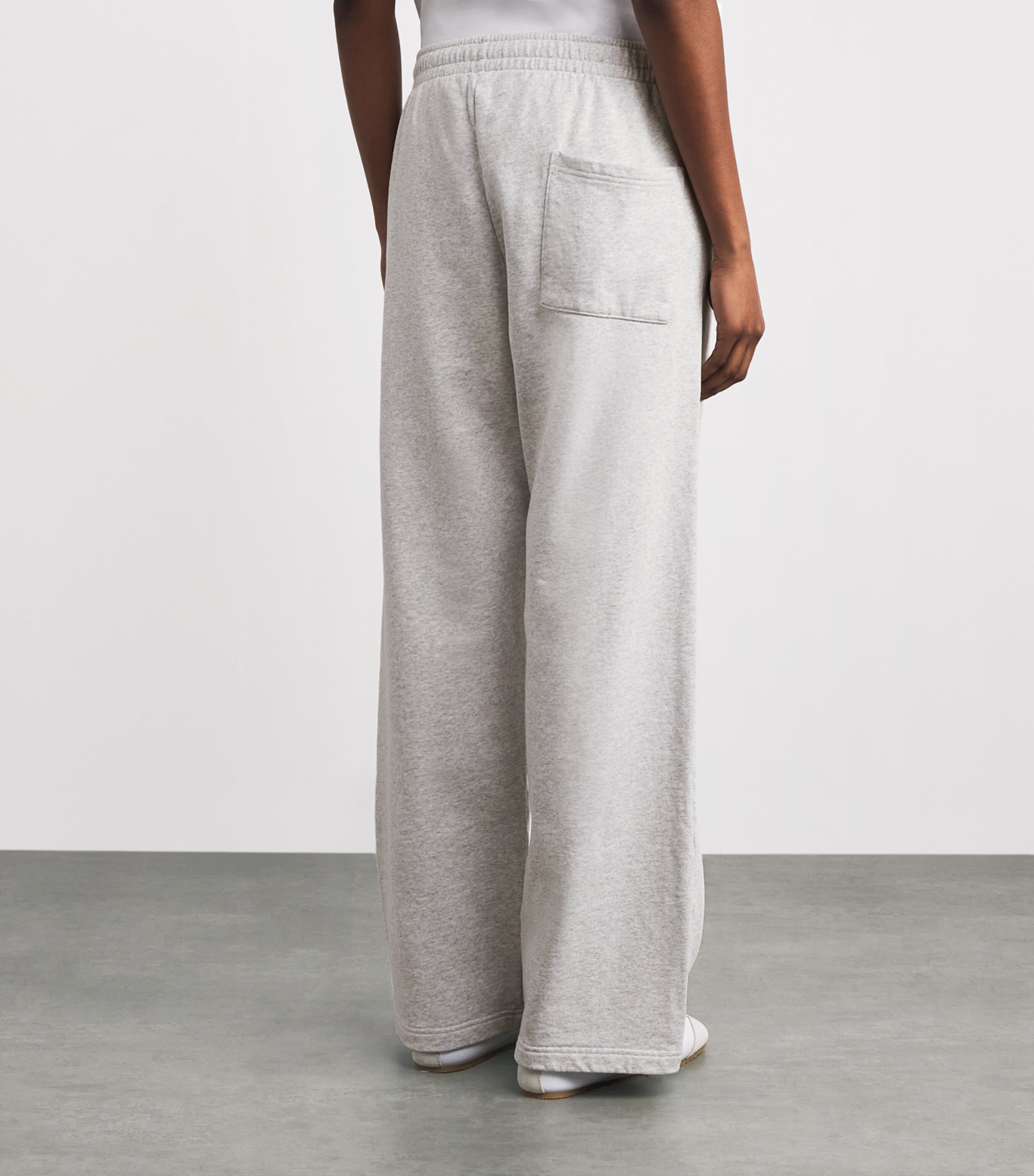 Cotton Nautical Sweatpants 19 HEATHER GRAY Image 4