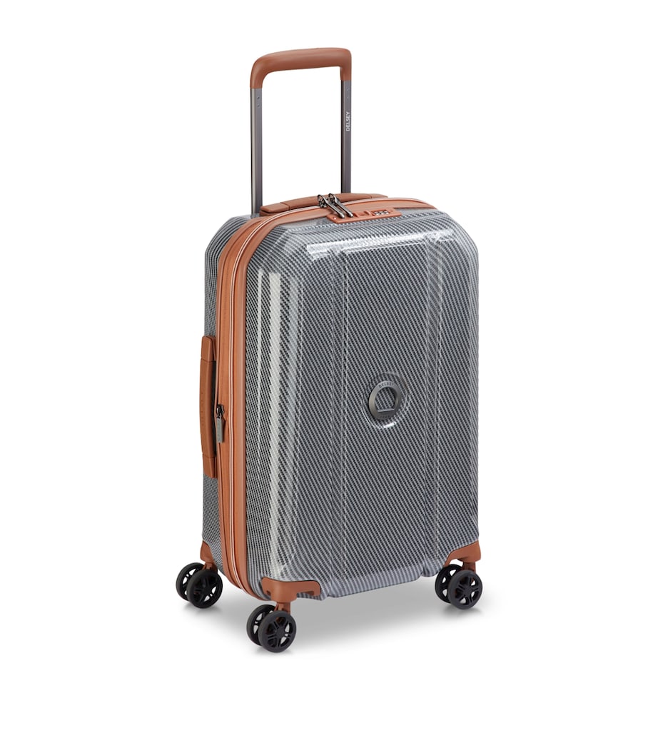 Delsey Helium Ultimate Spinner Cabin Suitcase (55cm) Silver Image 2