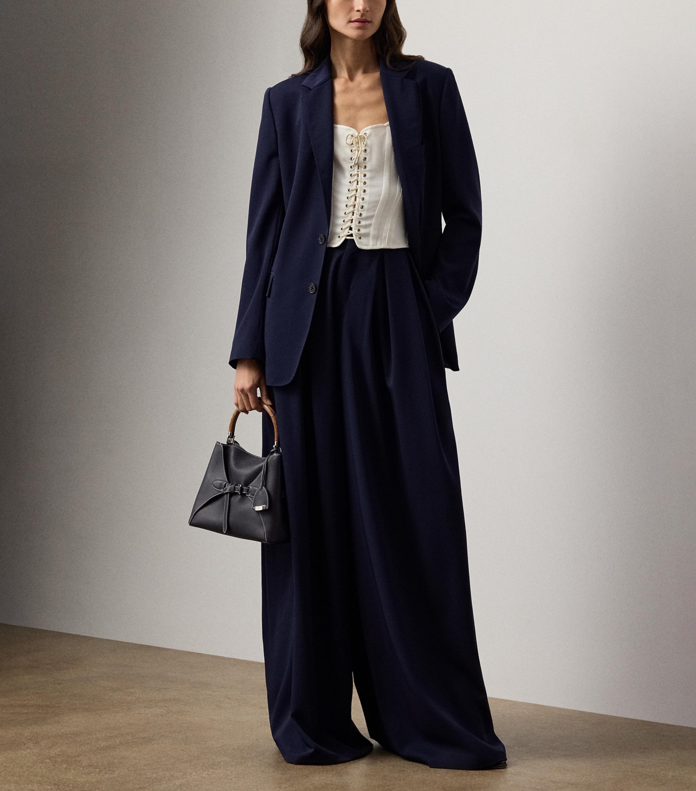 Cotton-Blend Kat Corset Top NATURAL-101 Image 2