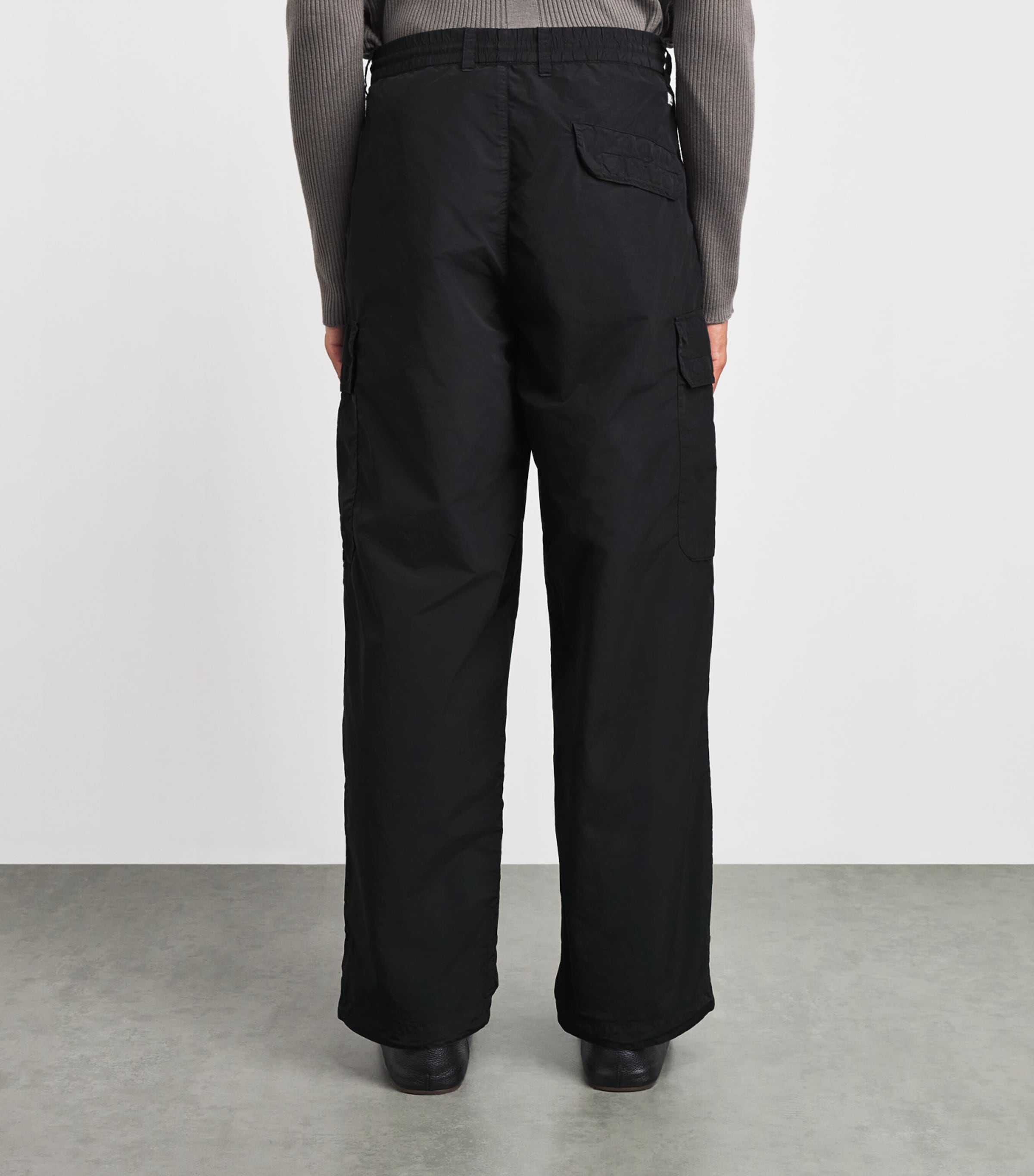 C.P. Company Mens Lens Cargo Trousers Black Image 5