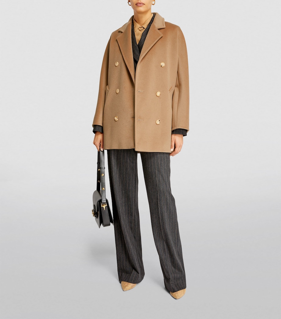 Wool-Cashmere Rebus Coat CAMEL Image 2