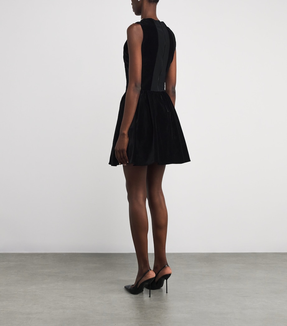 Velvet Ella Mini Dress A001 BLACK Image 3