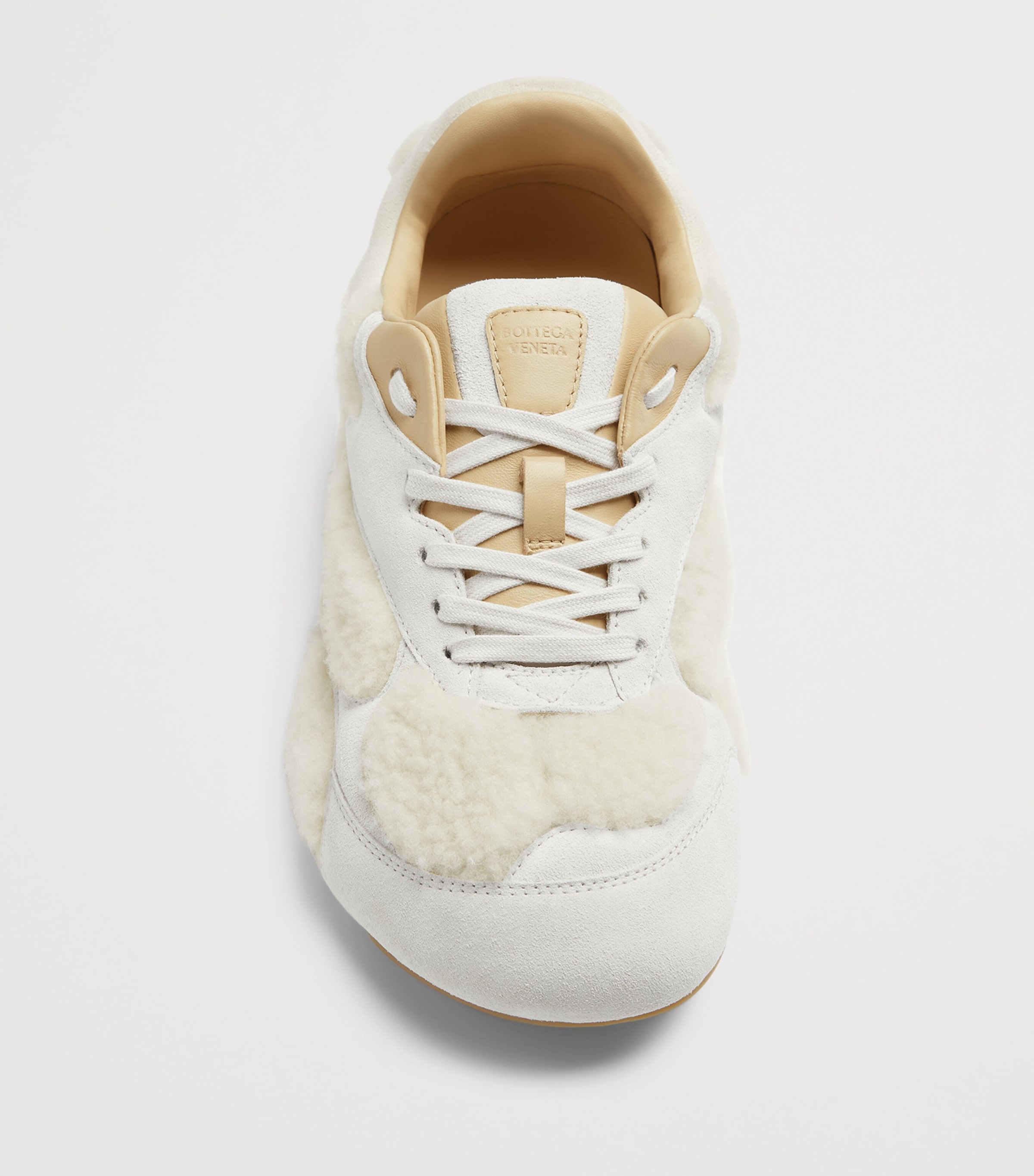 Shearling-Suede Orbit Flash Sneakers 9732 Image 4