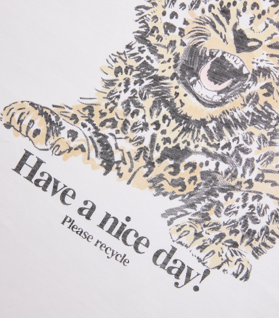 Cotton Leopard T-Shirt 943 LEOPARD Image 5