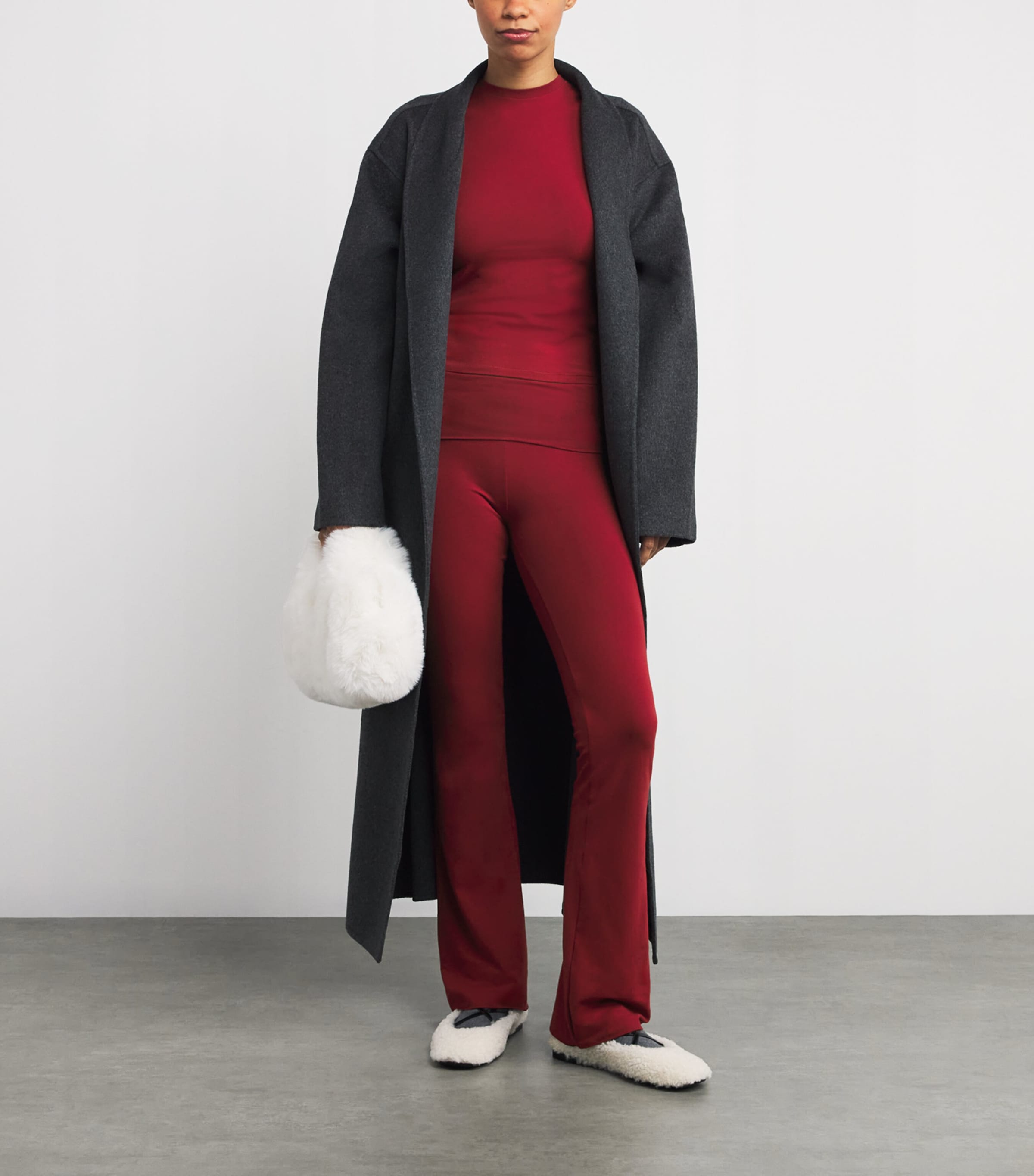 Cotton Jersey Long-Sleeve T-Shirt BRICK Image 2