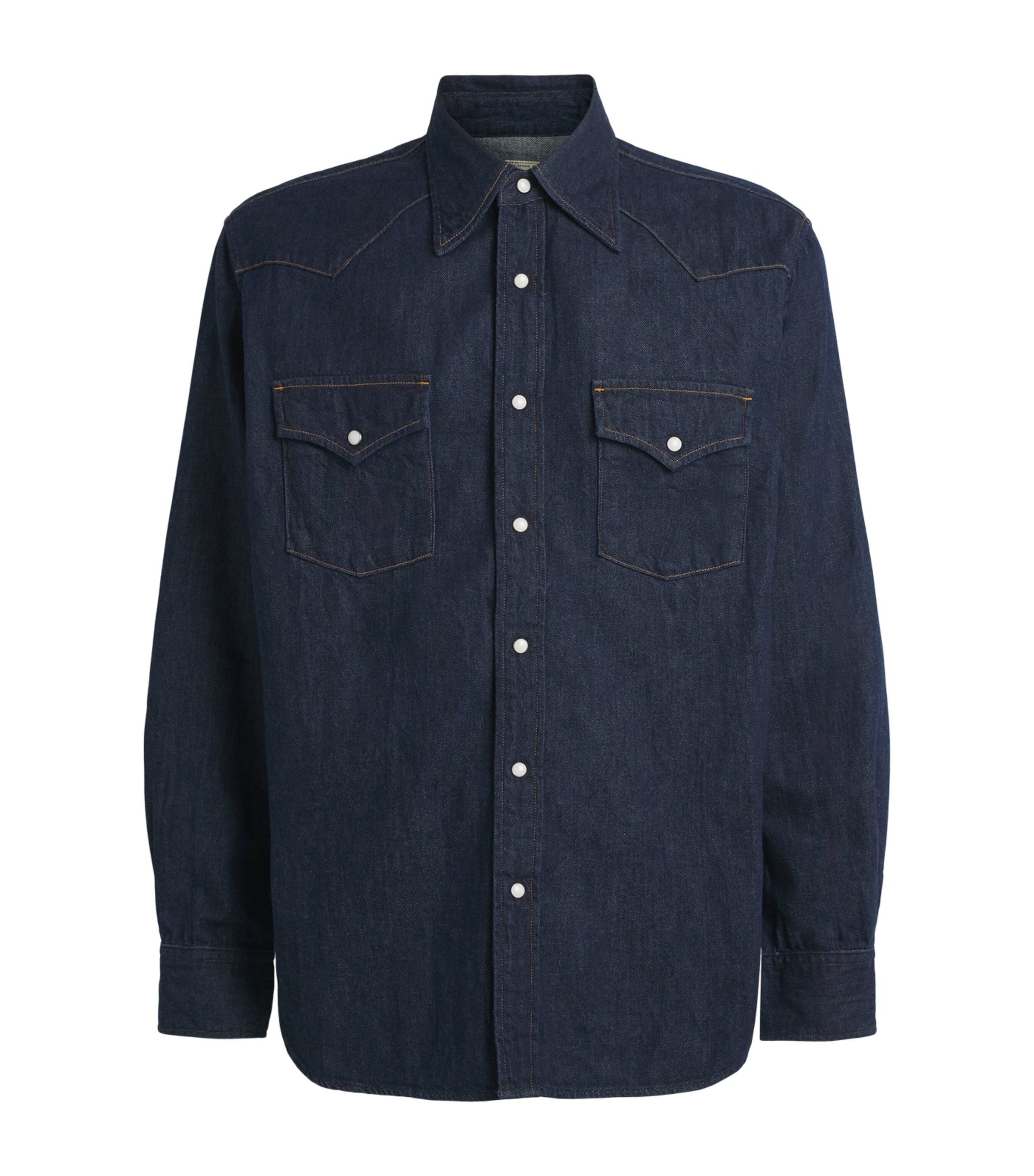 Kapital Mens Huskey Western Denim Shirt Idg Image 1